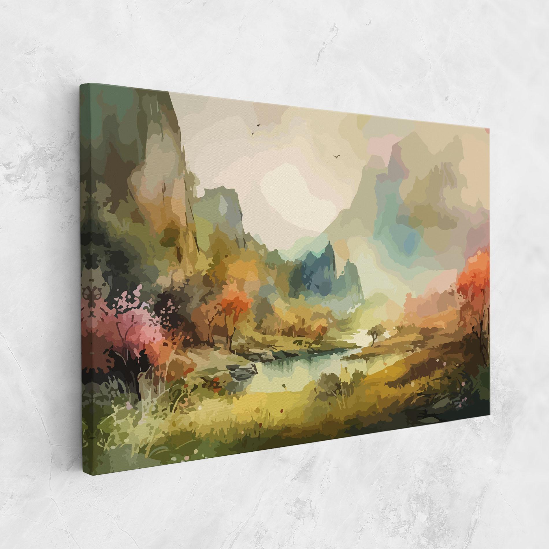 Tablou Canvas Nature Painting mockup 1