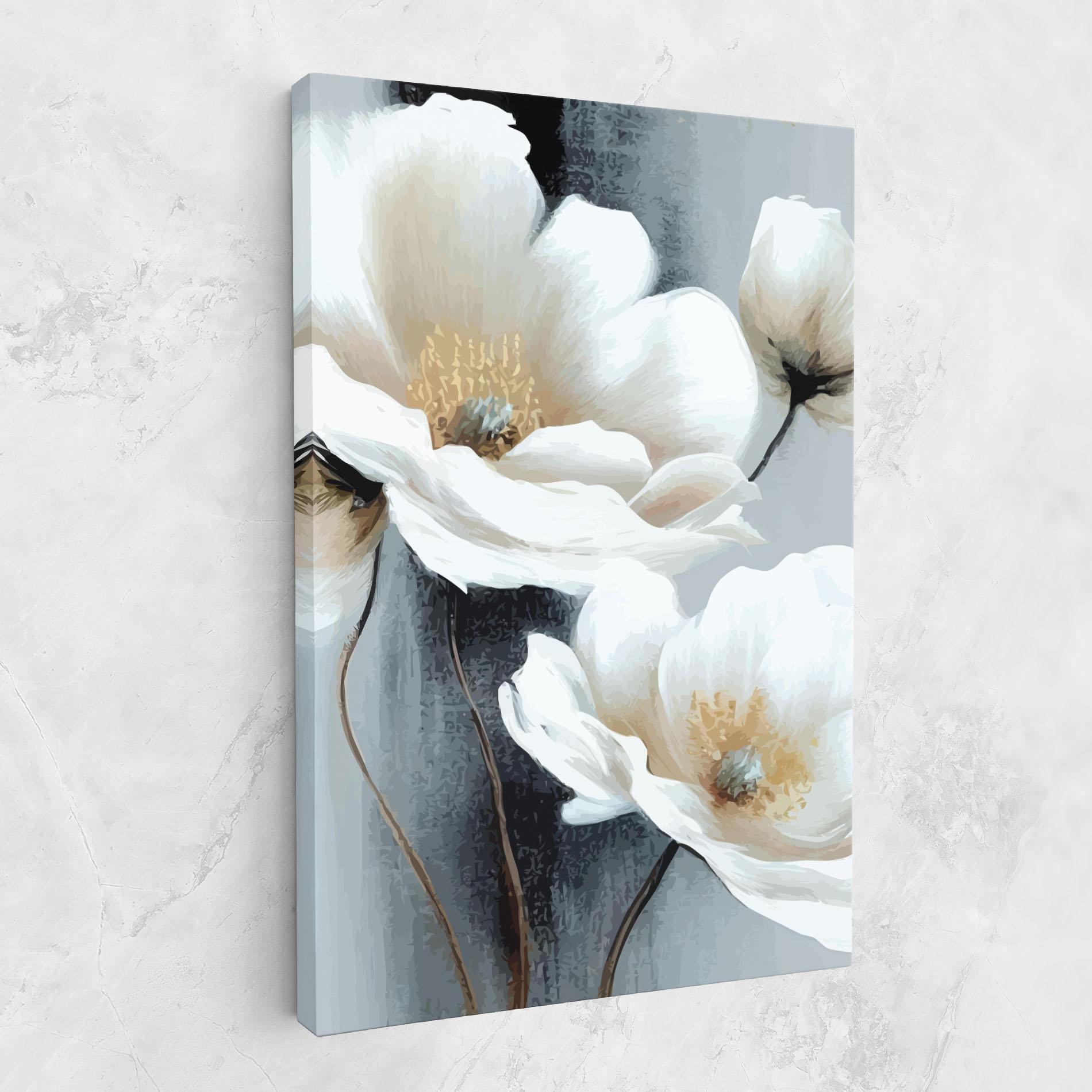 Tablou Canvas Paint Texture Flower mockup 1