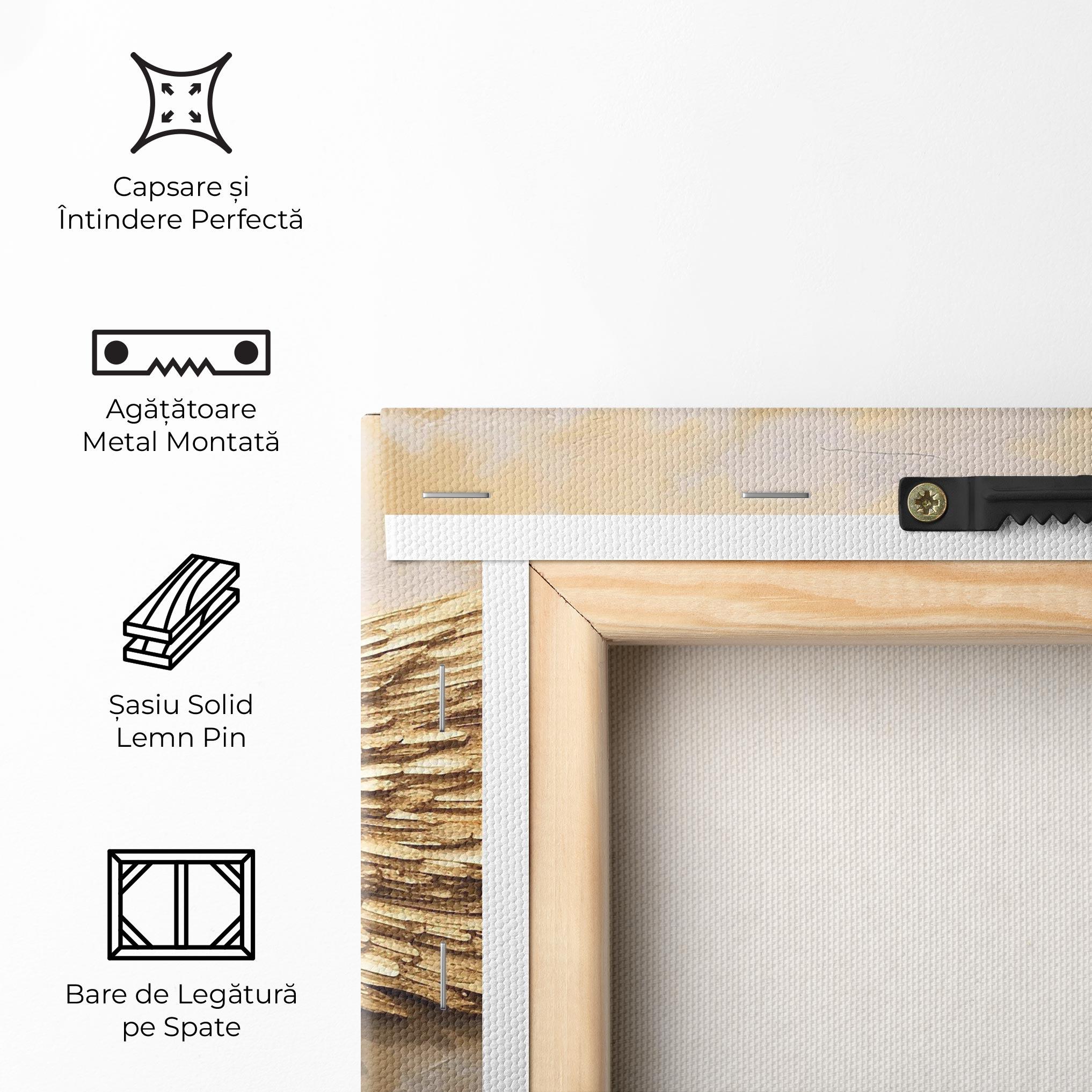 Tablou Canvas Beautiful Gold Wings mockup 5