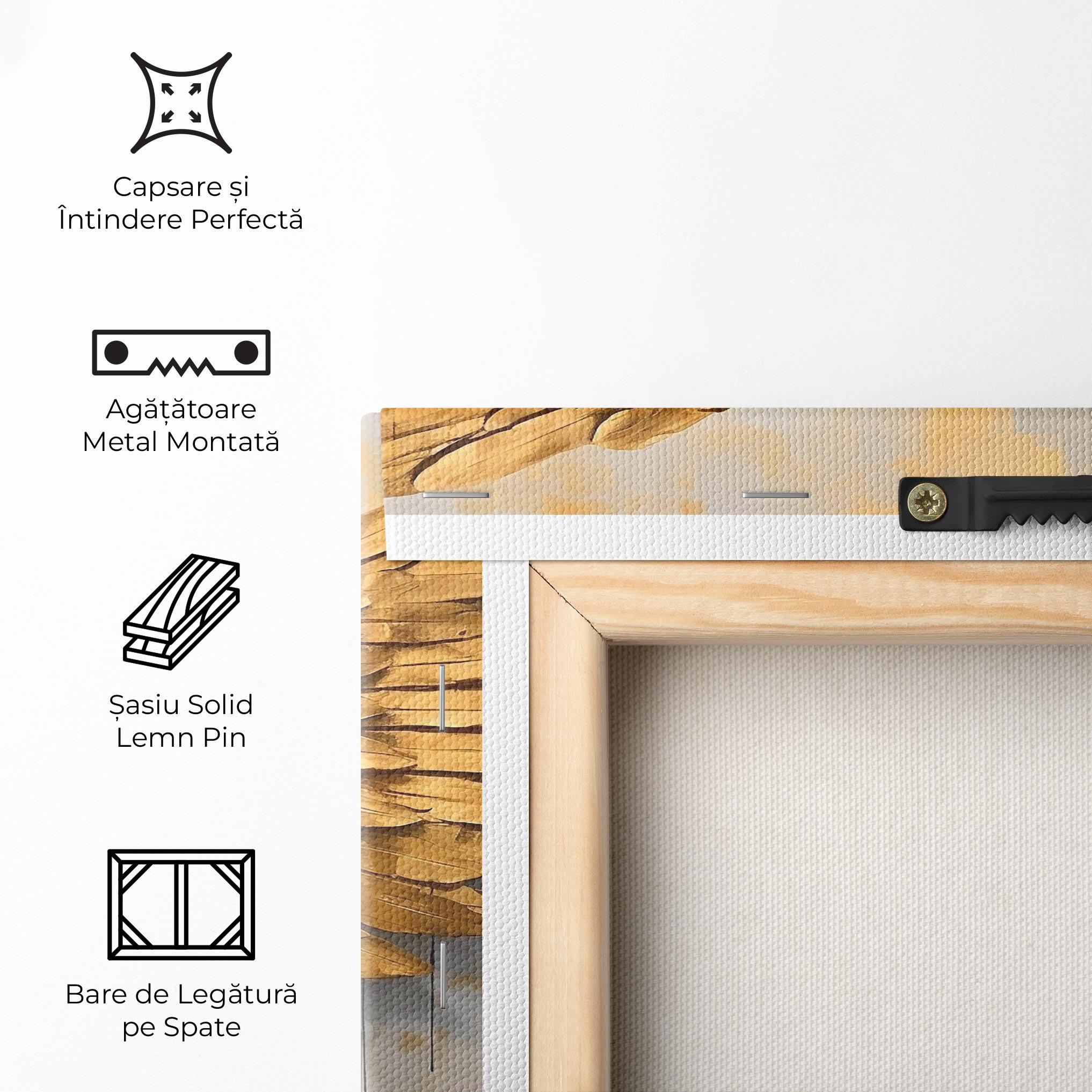 Tablou Canvas Golden Wings Art mockup 5