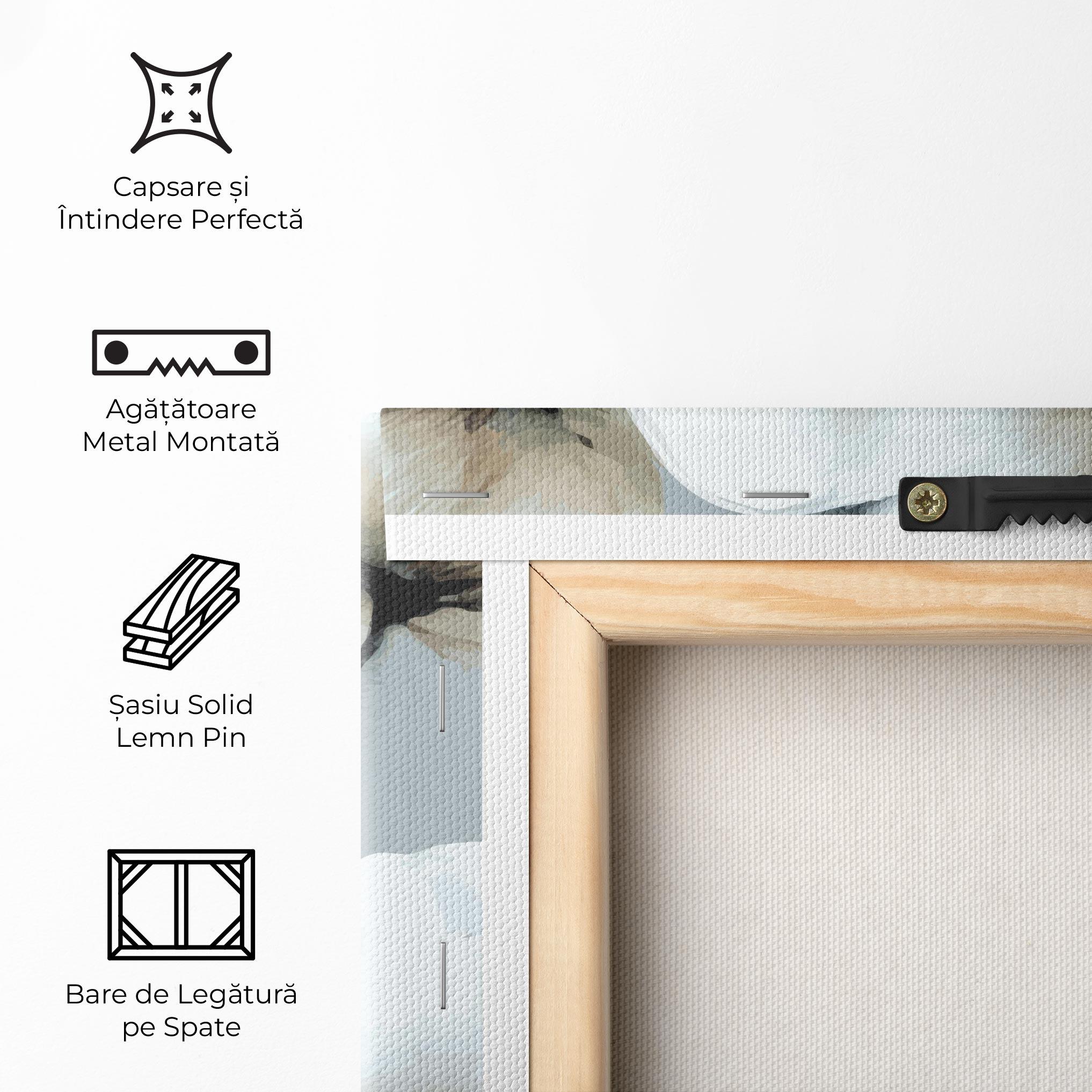 Tablou Canvas Paint Texture Flower mockup 5