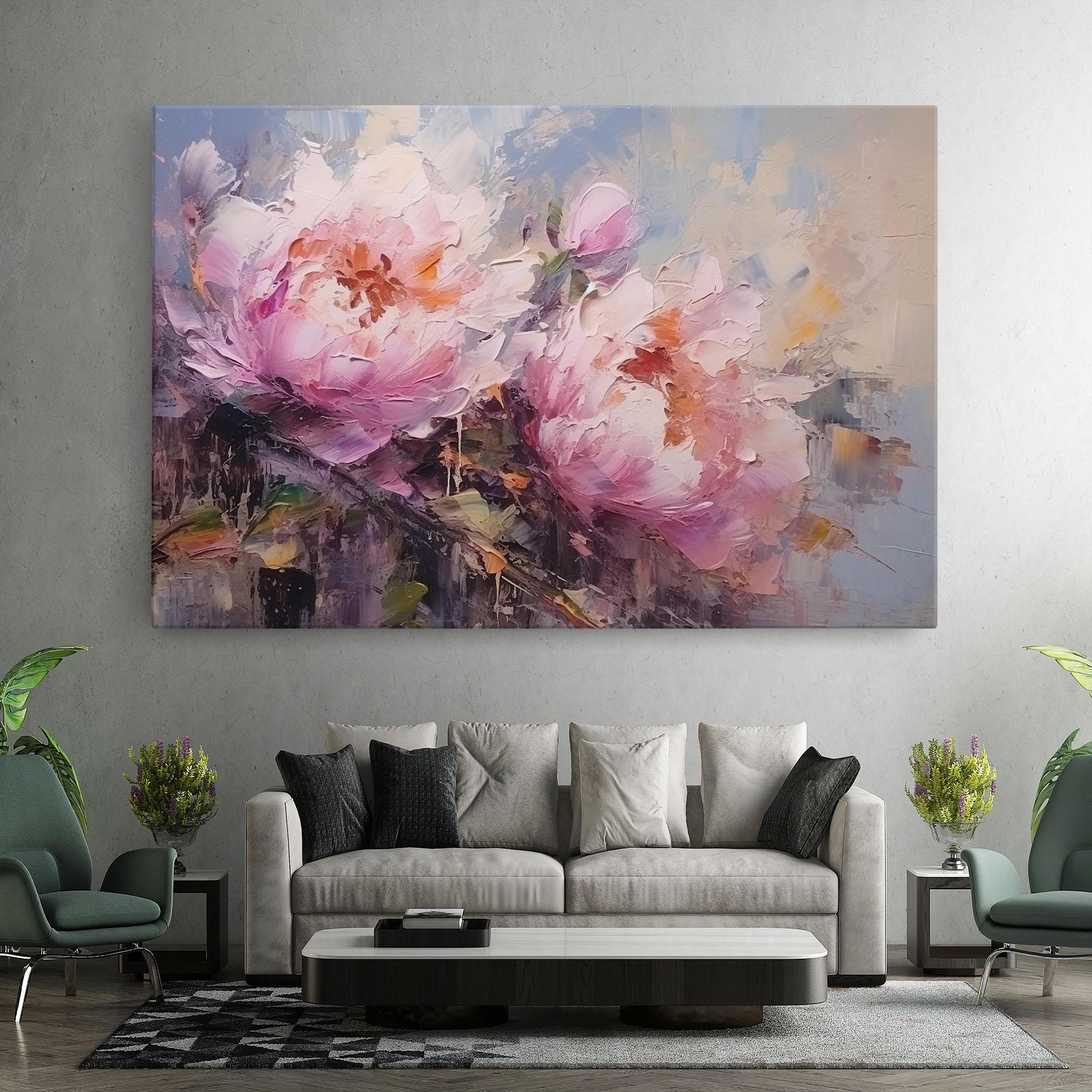 Tablou Canvas Peony Art mockup 7