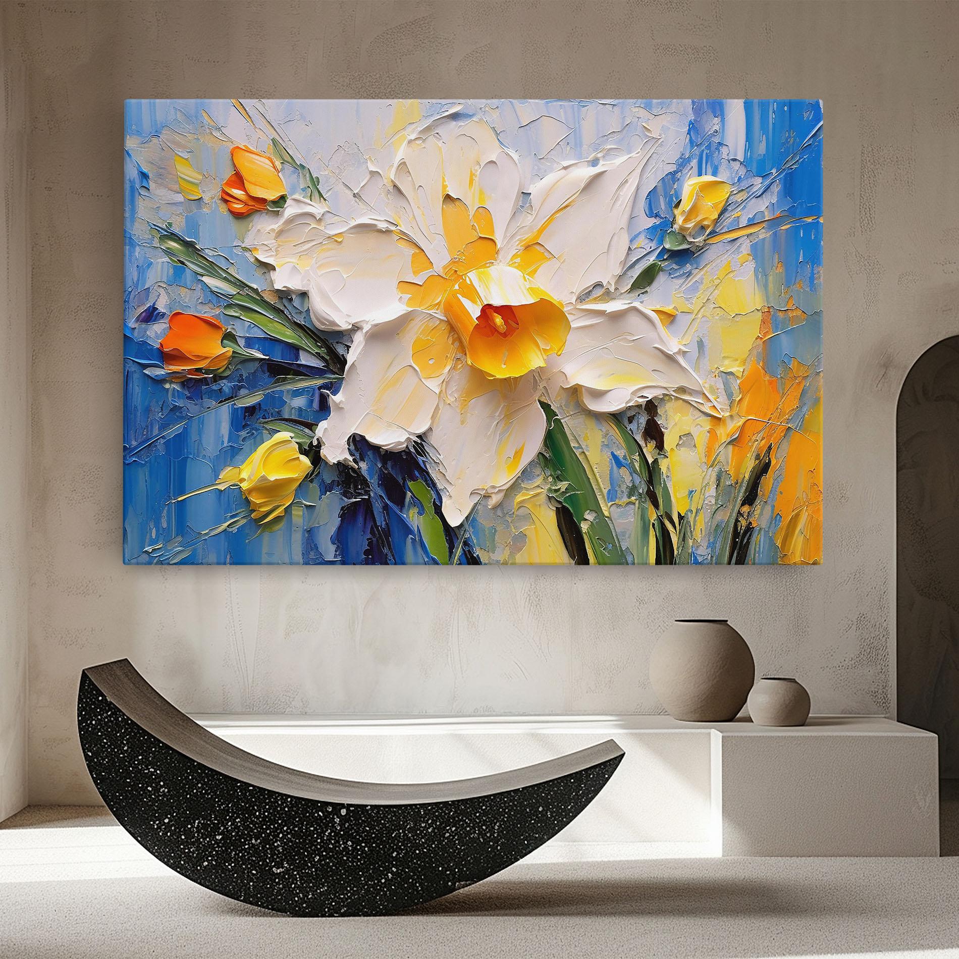 Tablou Canvas Abstract Flower Art mockup 8