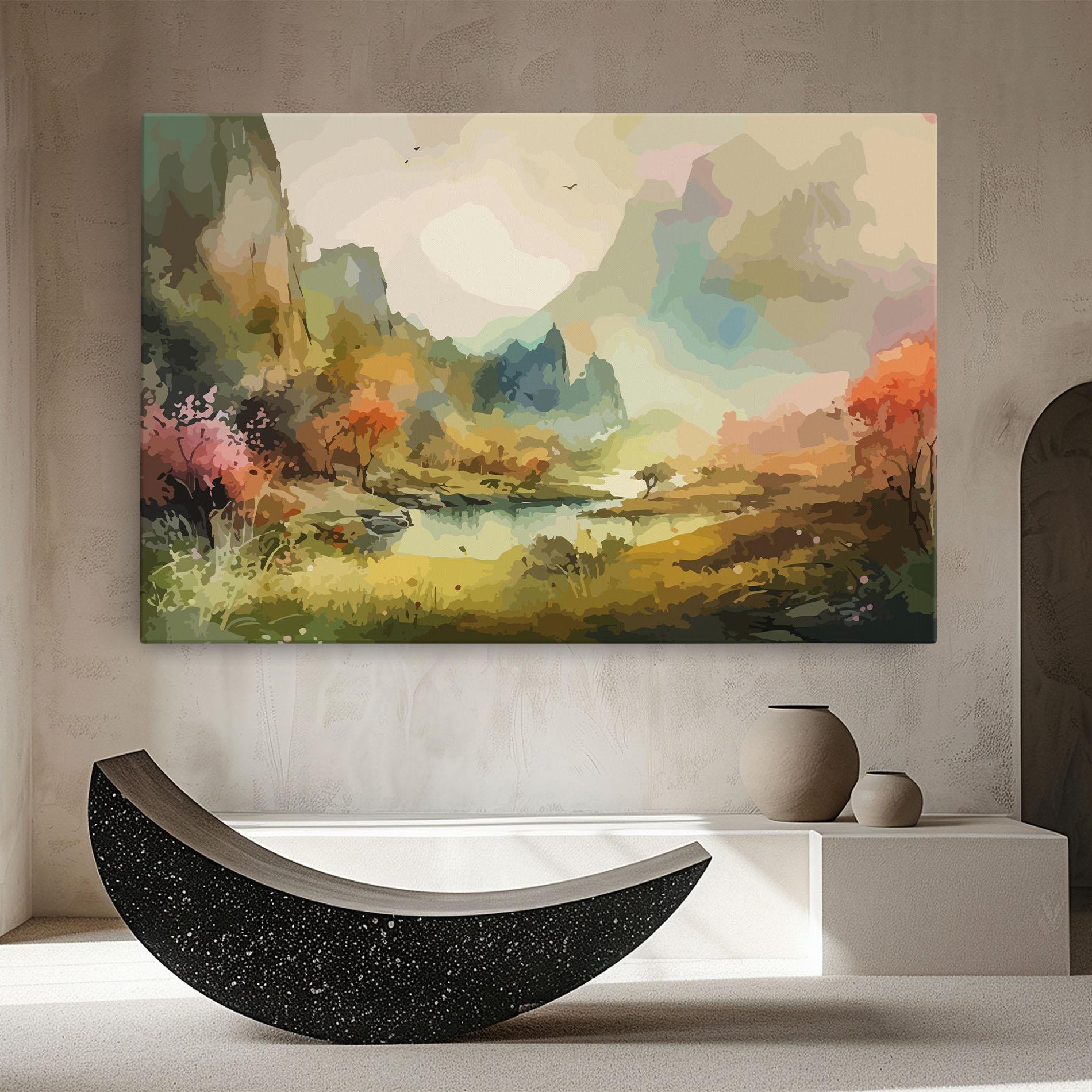Tablou Canvas Nature Painting mockup 8