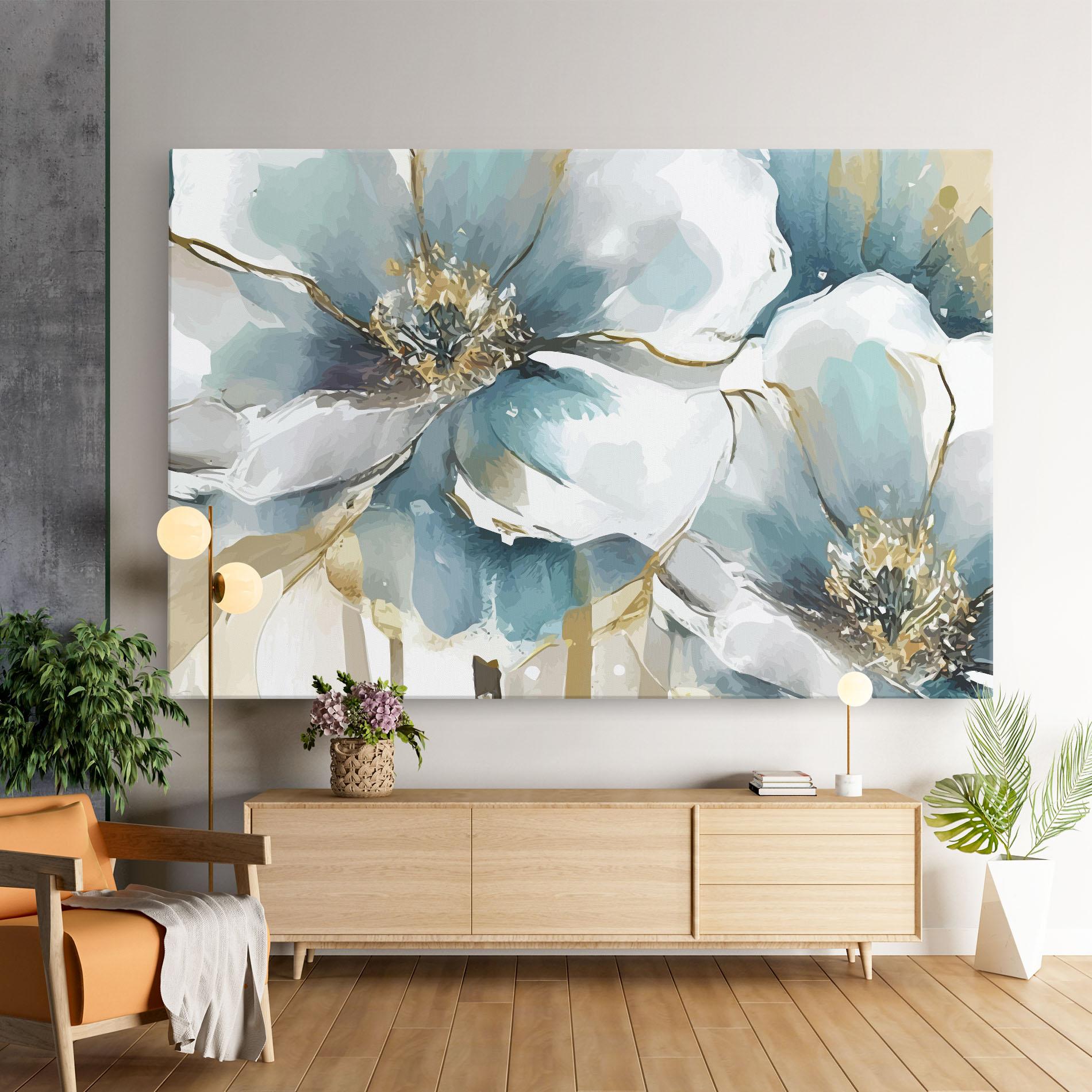Tablou Canvas Flower Mix Art mockup 9
