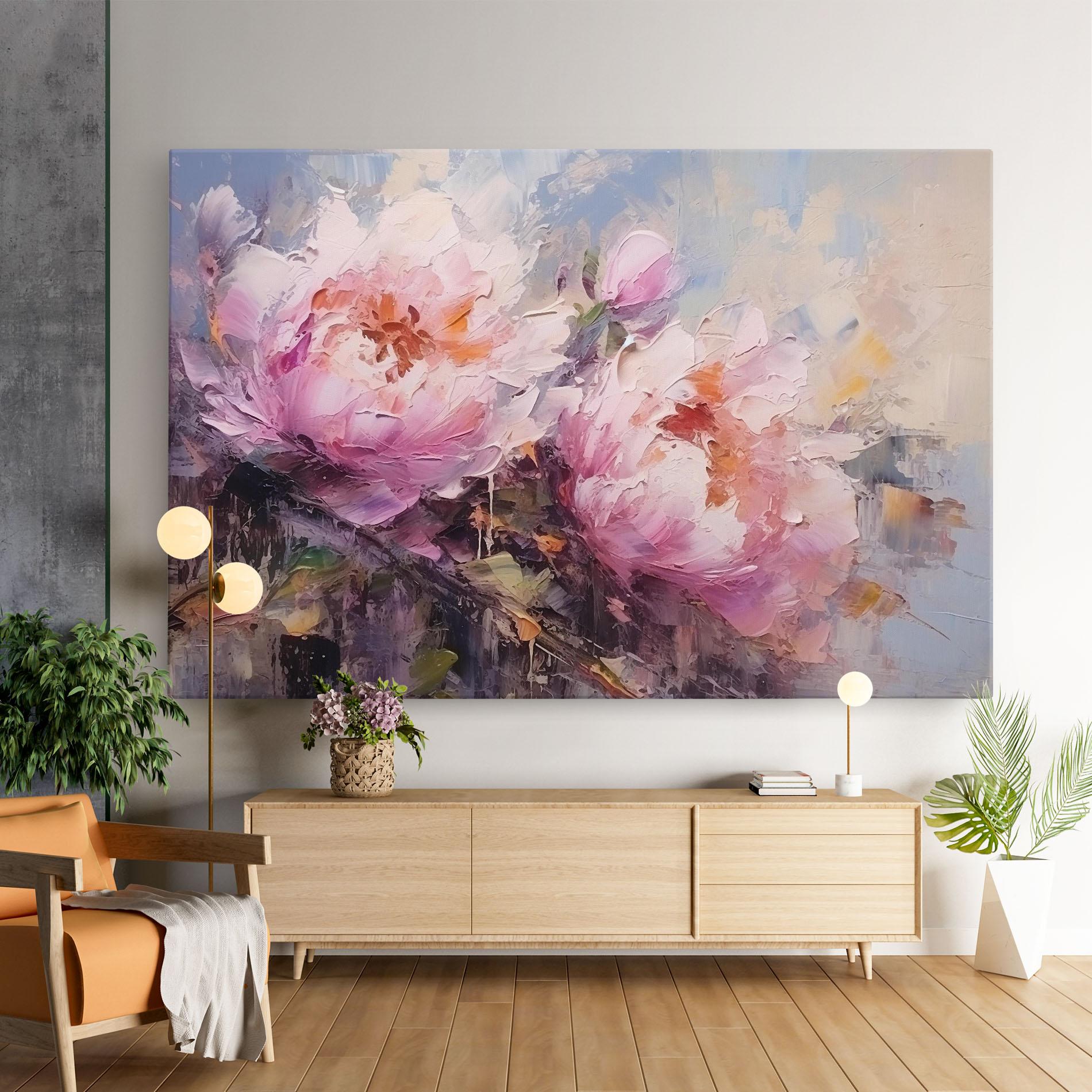Tablou Canvas Peony Art mockup 9