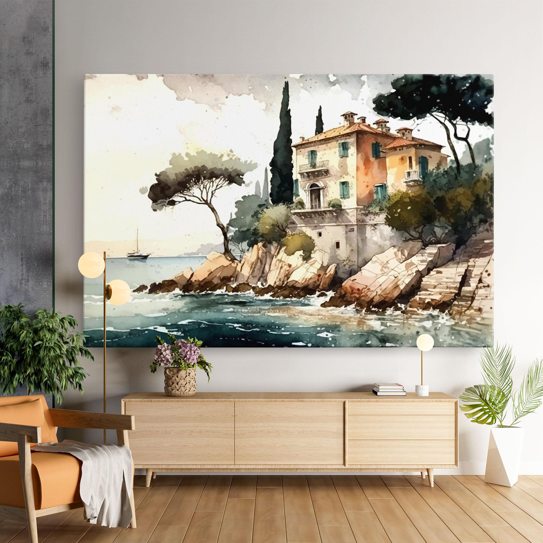 Tablou Canvas Stunning Painting mockup 9