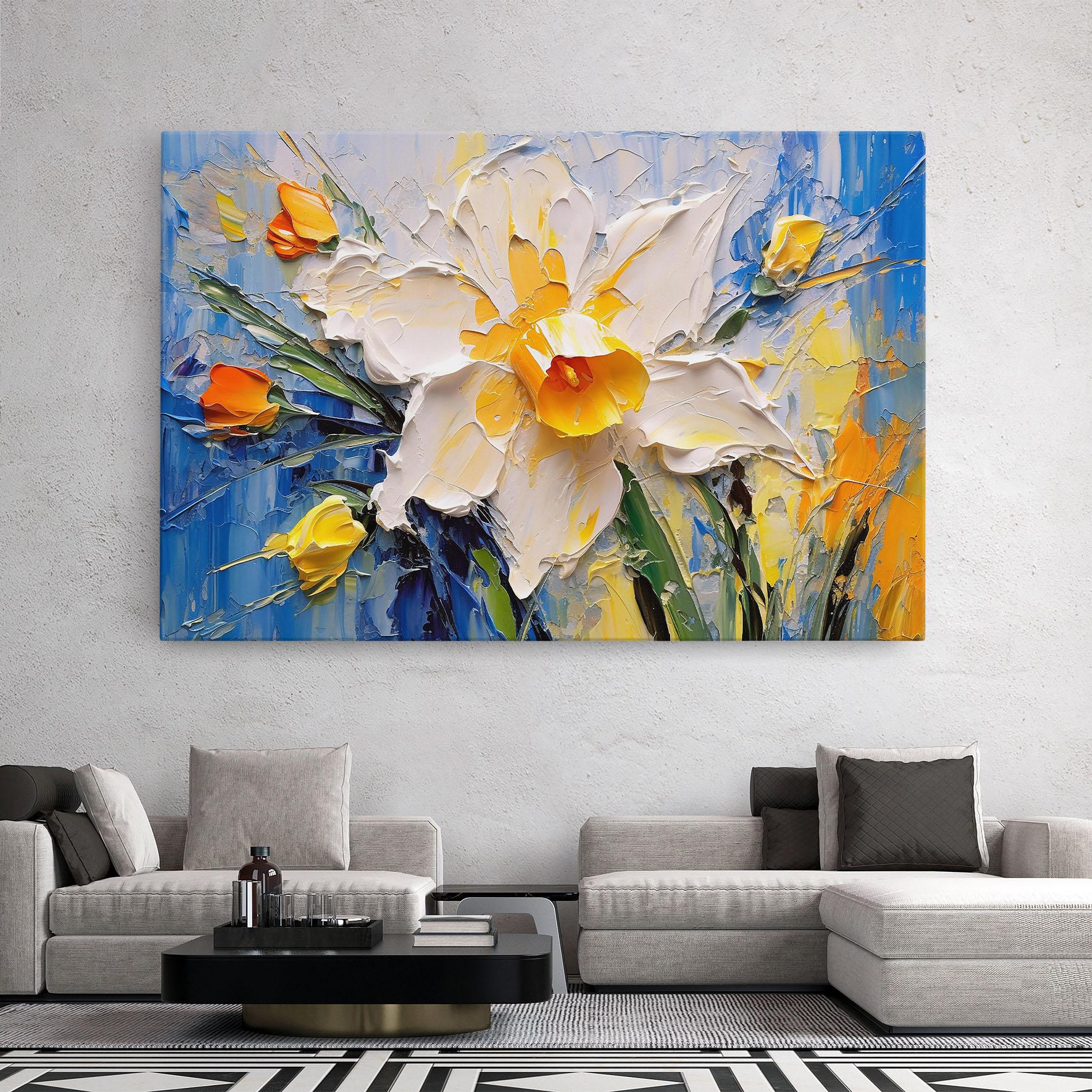 Tablou Canvas Abstract Flower Art mockup 2