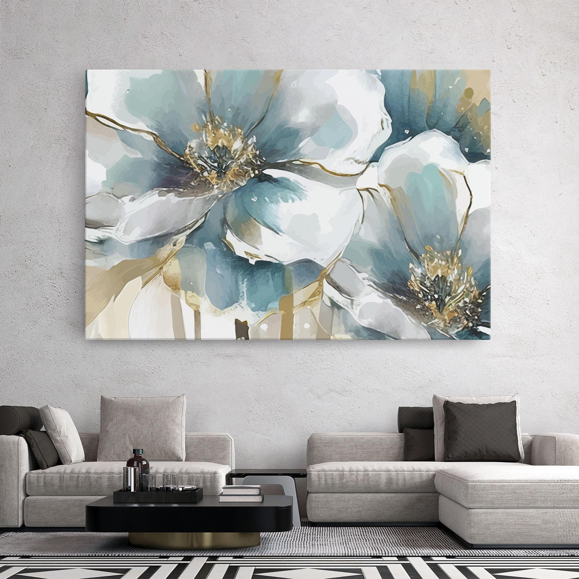 Tablou Canvas Flower Mix Art mockup 2