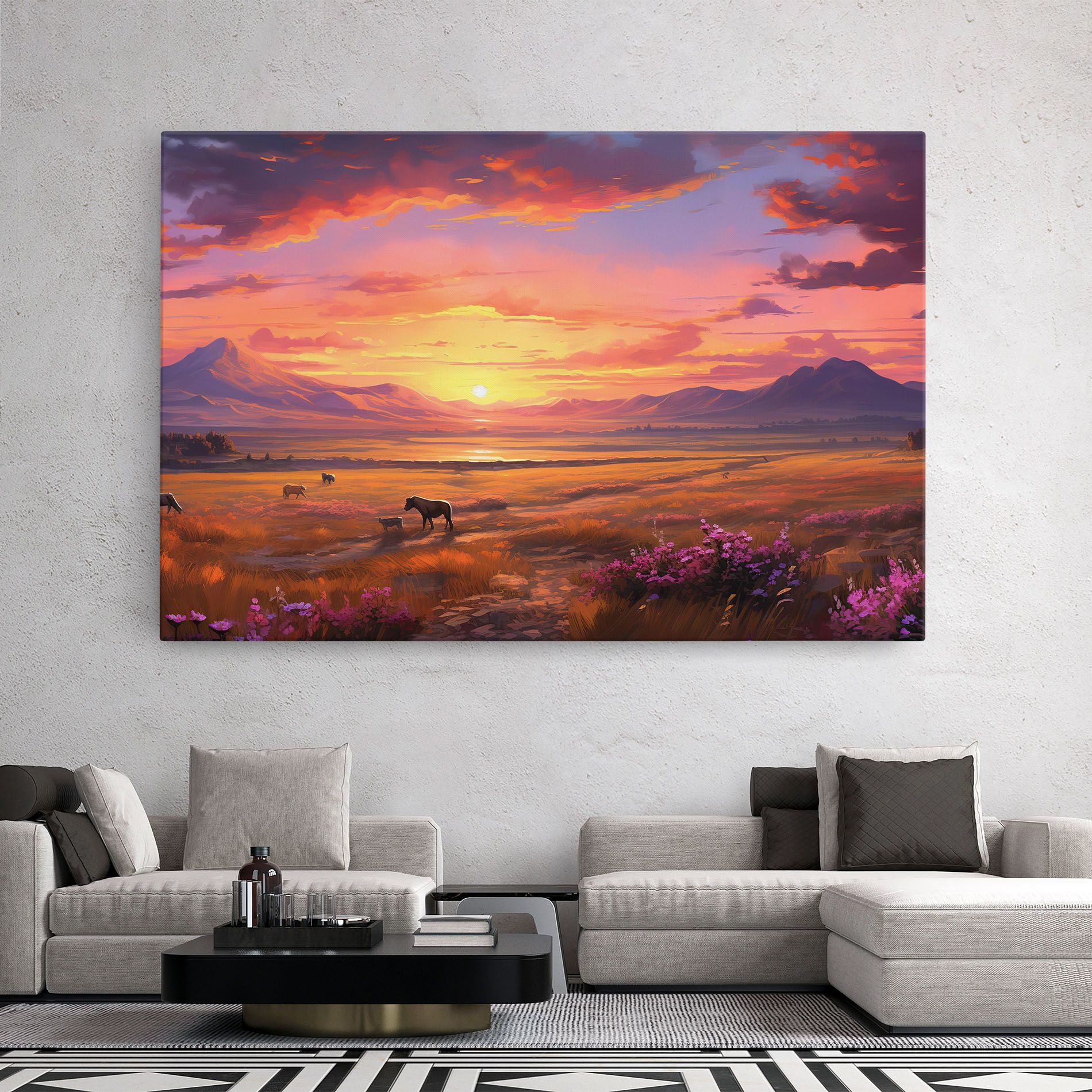 Wild Horses Art mockup 2