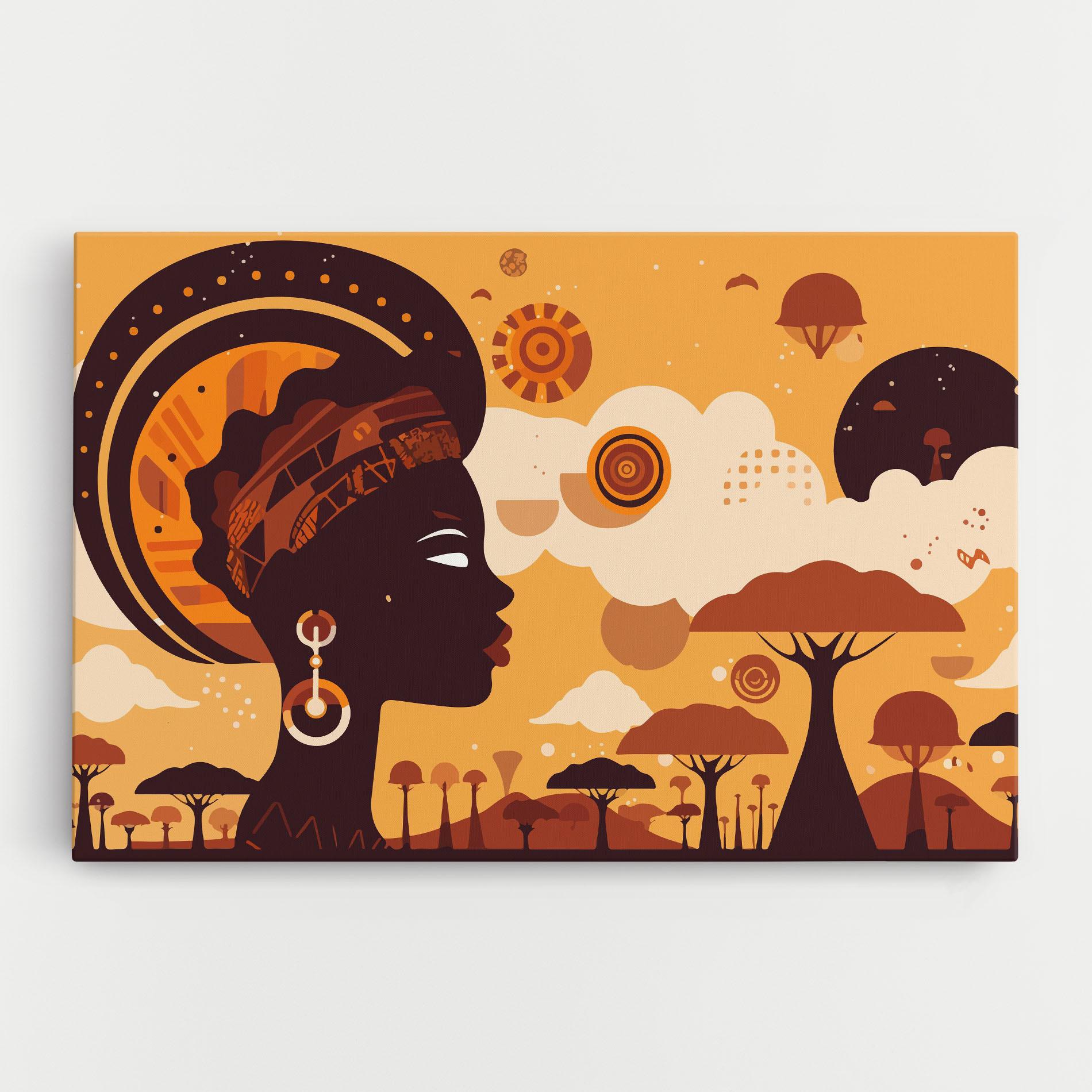 Tablou Canvas African Art mockup 0