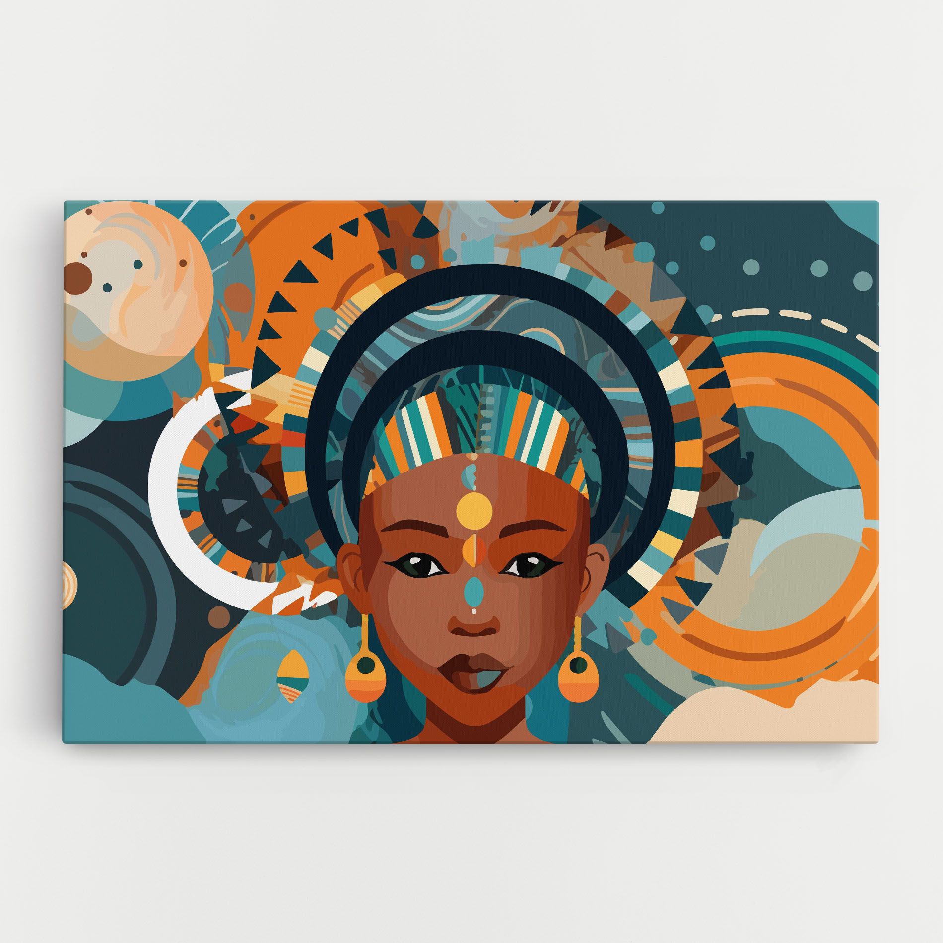 African Colorful Child mockup 0