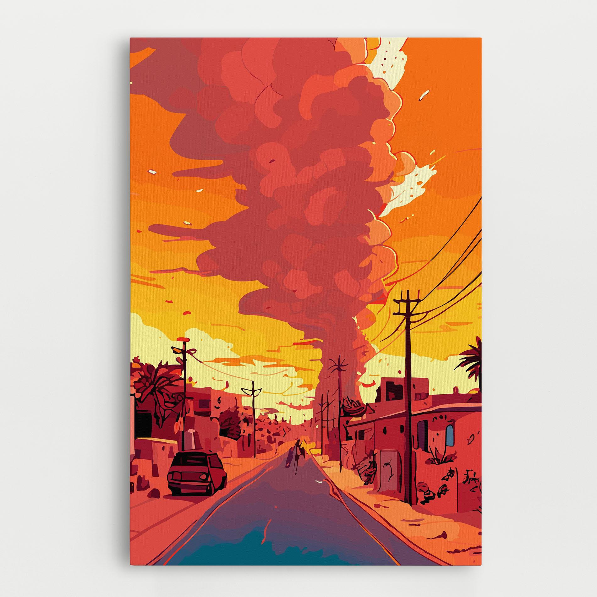 Tablou Canvas African Smoke mockup 0