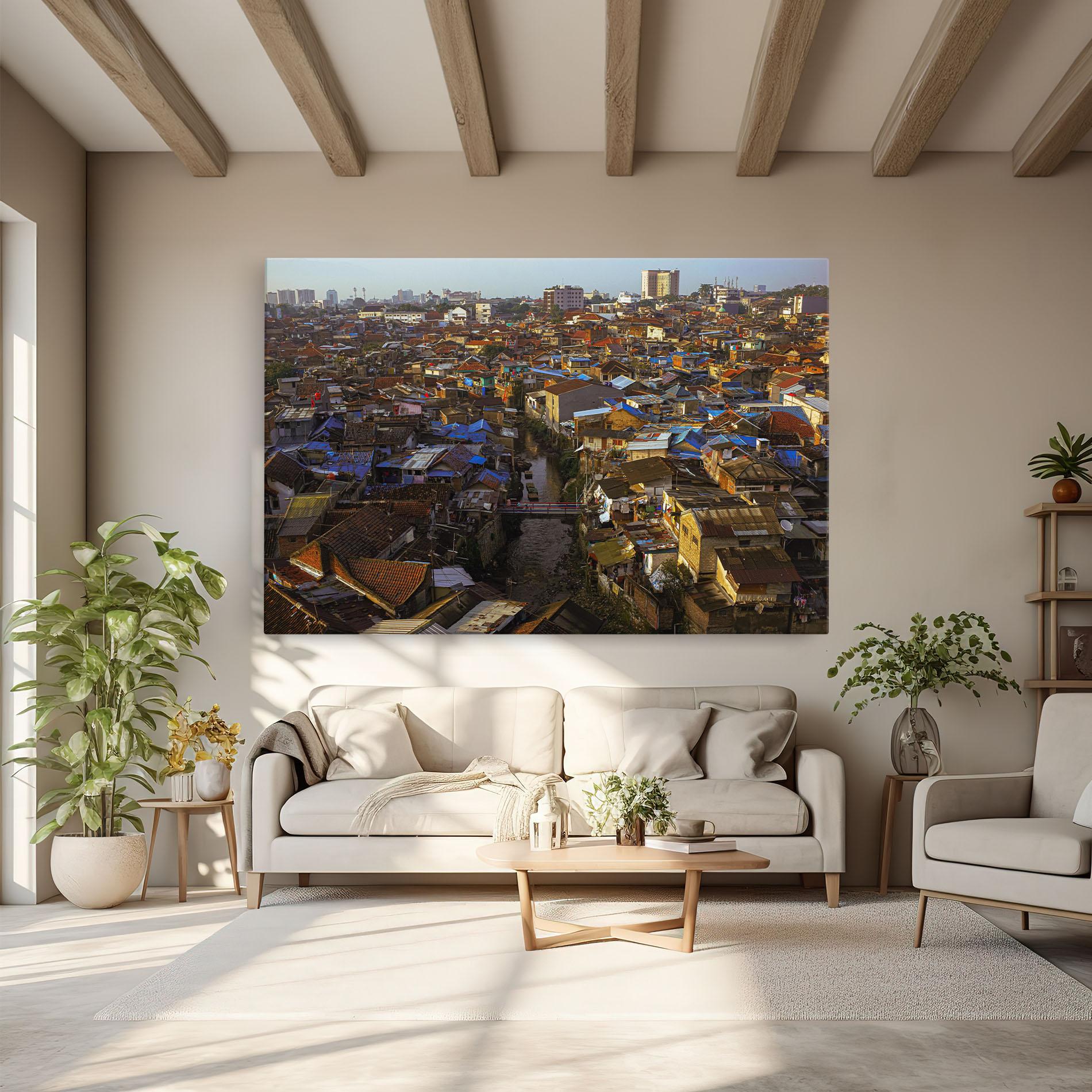 Tablou Canvas Bandung Golden Hour mockup 6