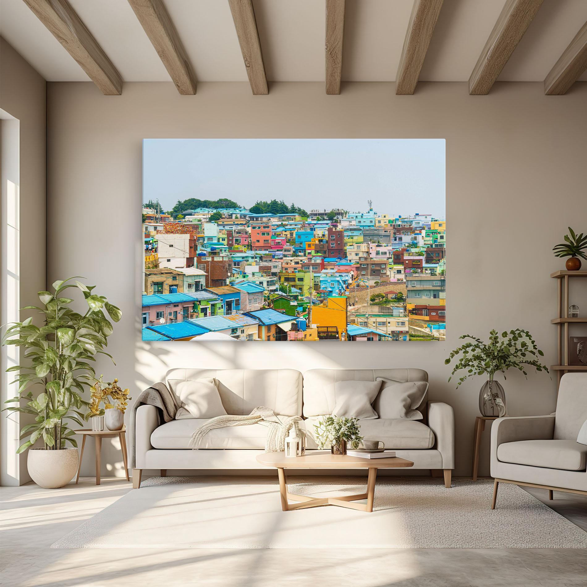 Tablou Canvas Gamcheon Culture mockup 6