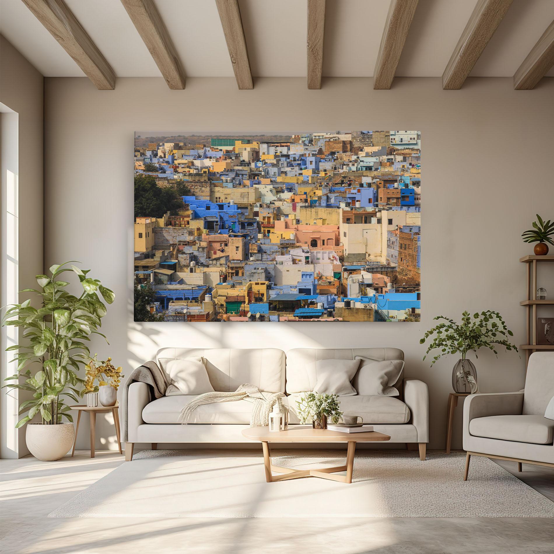 Tablou Canvas Rajasthan View India mockup 6