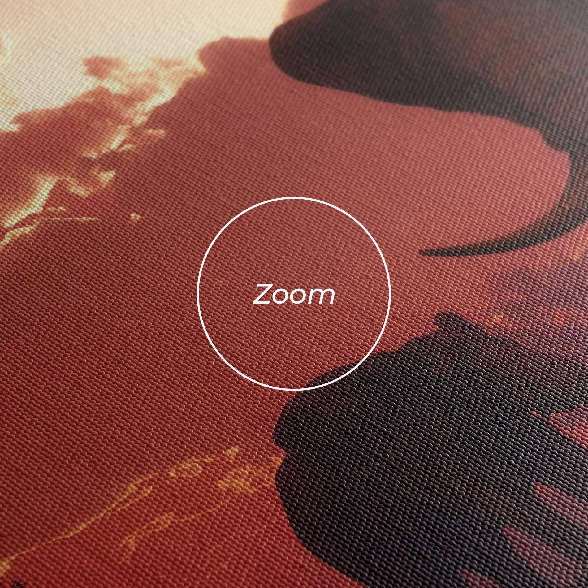 Tablou Canvas African Elephant View mockup 3