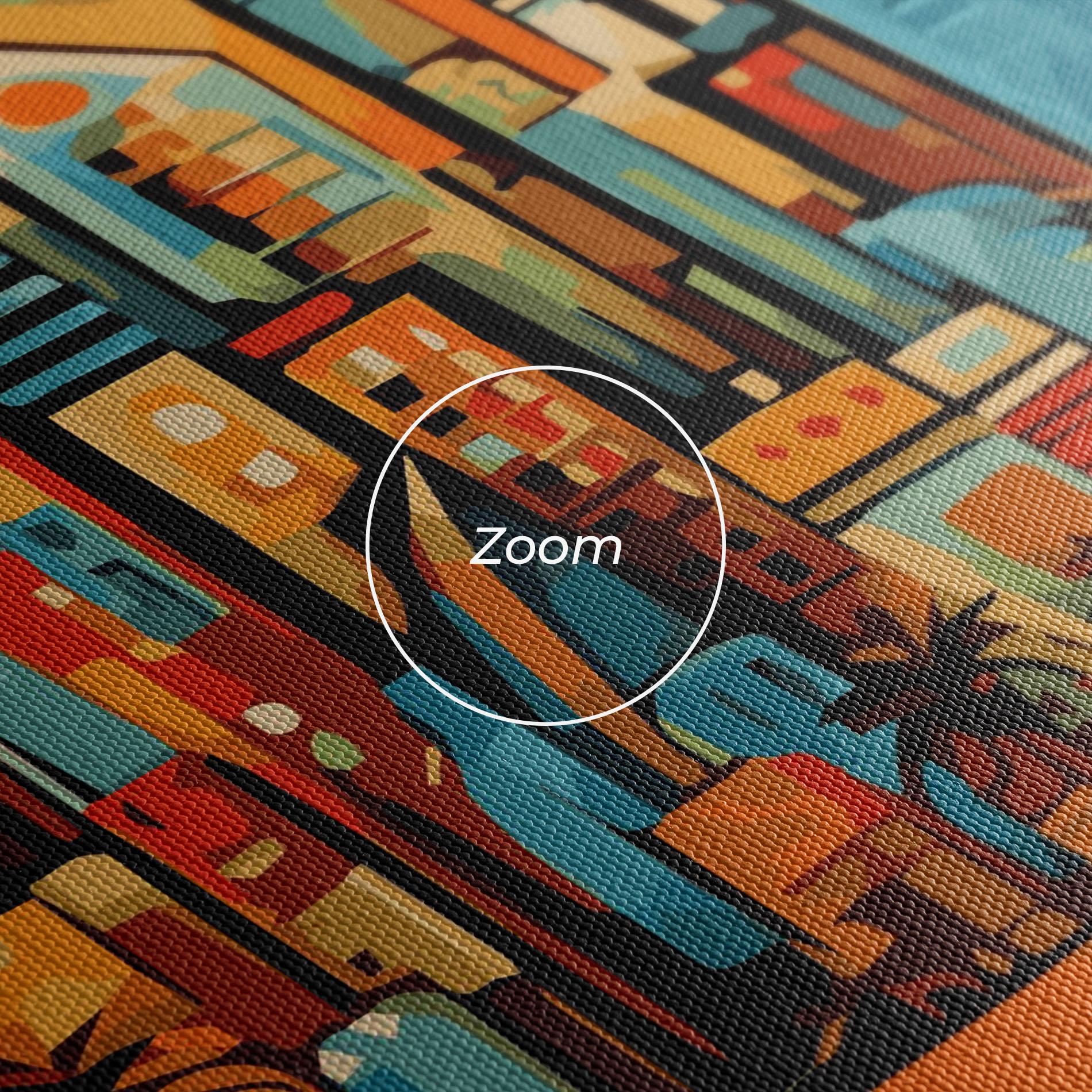 Tablou Canvas African Moon mockup 3