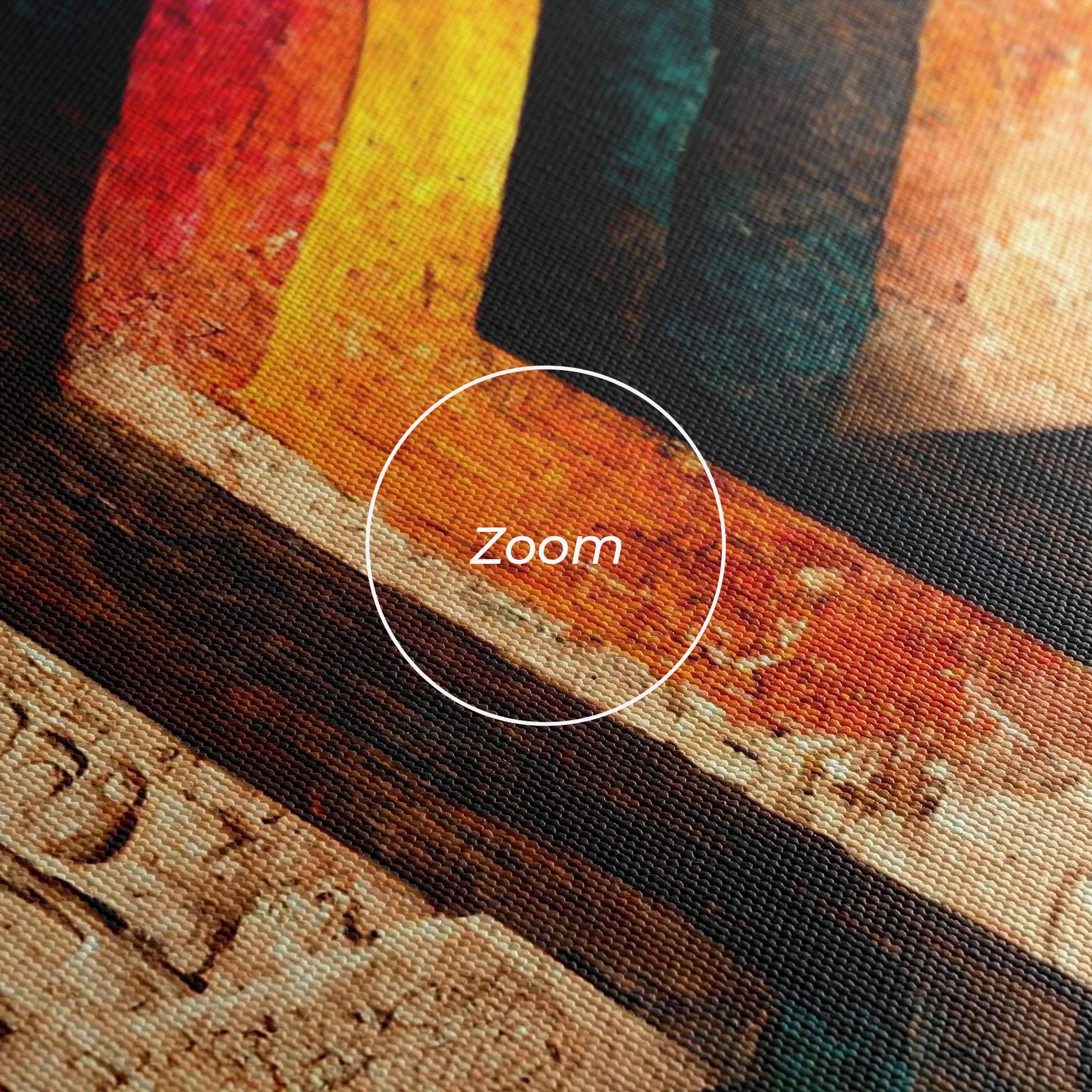 Tablou Canvas Mayan Style Wood mockup 3