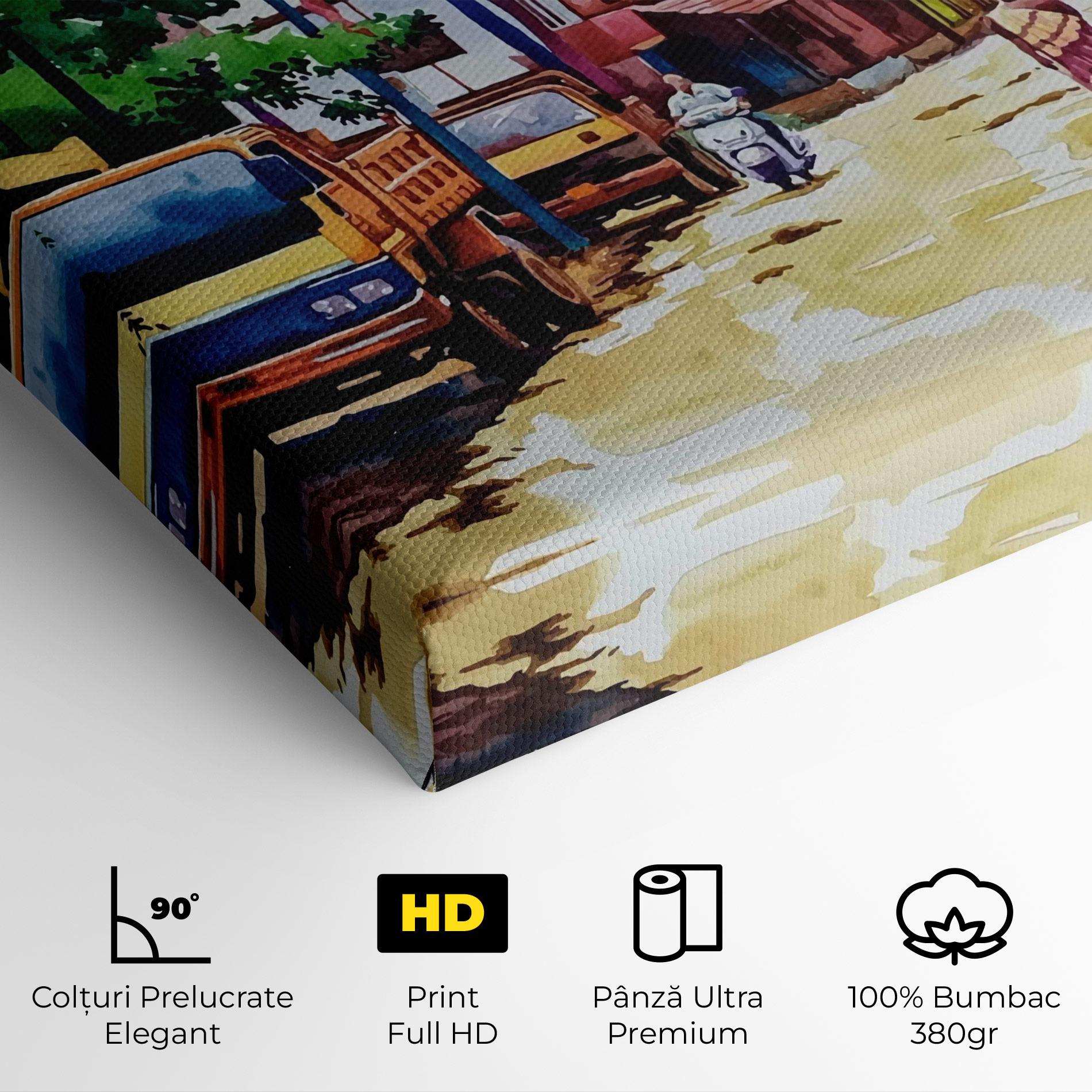 Tablou Canvas African City mockup 4