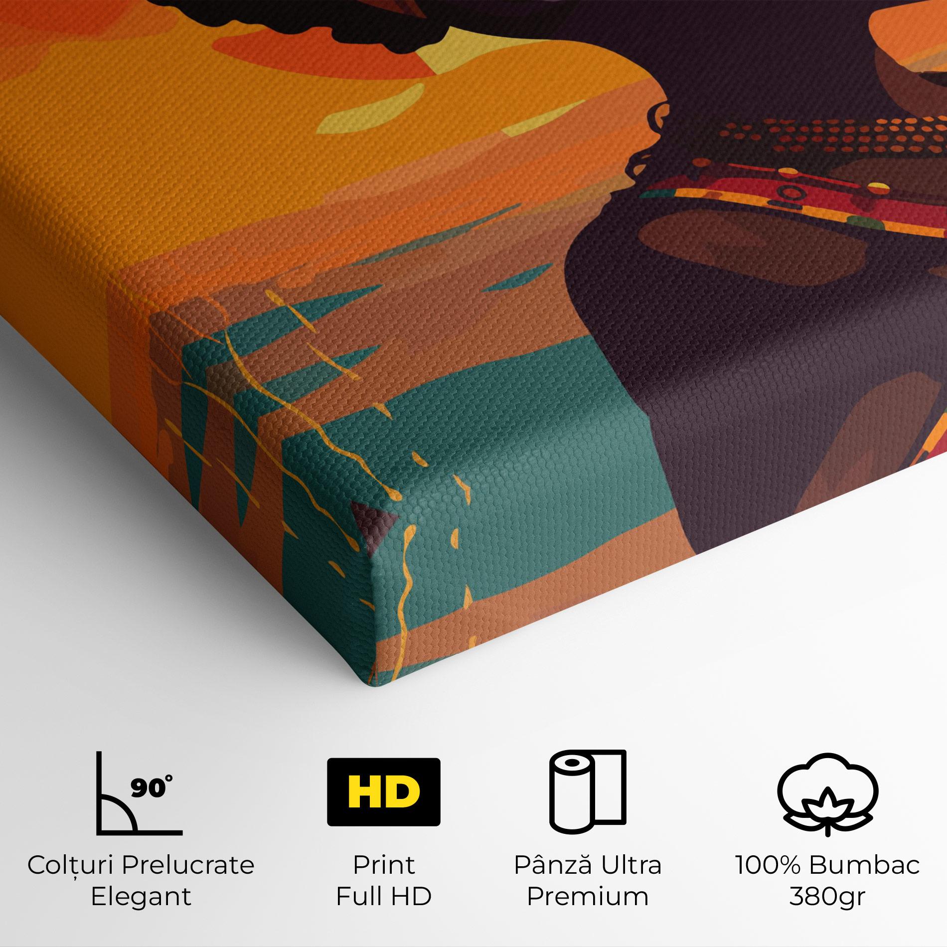 Tablou Canvas African Pretty Child mockup 4