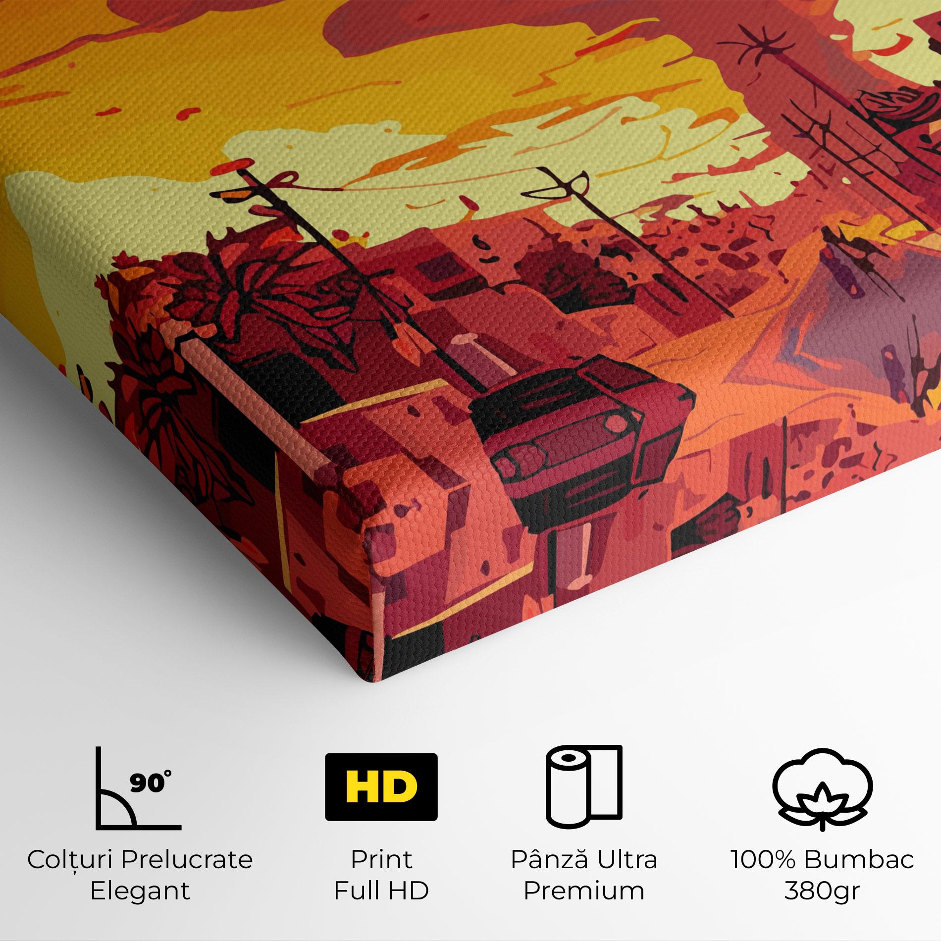 Tablou Canvas African Smoke mockup 4