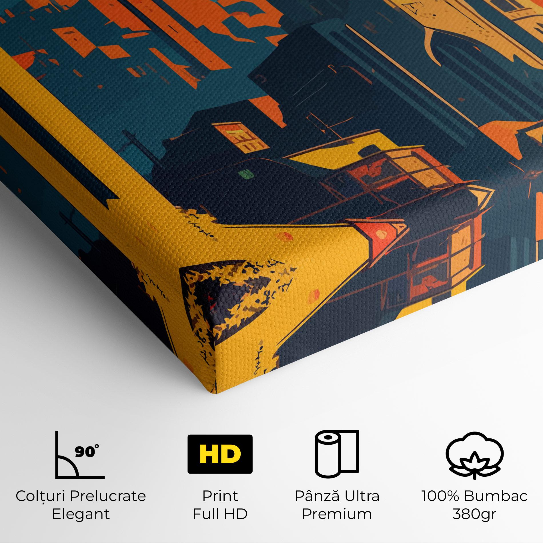 Tablou Canvas African Tower mockup 4