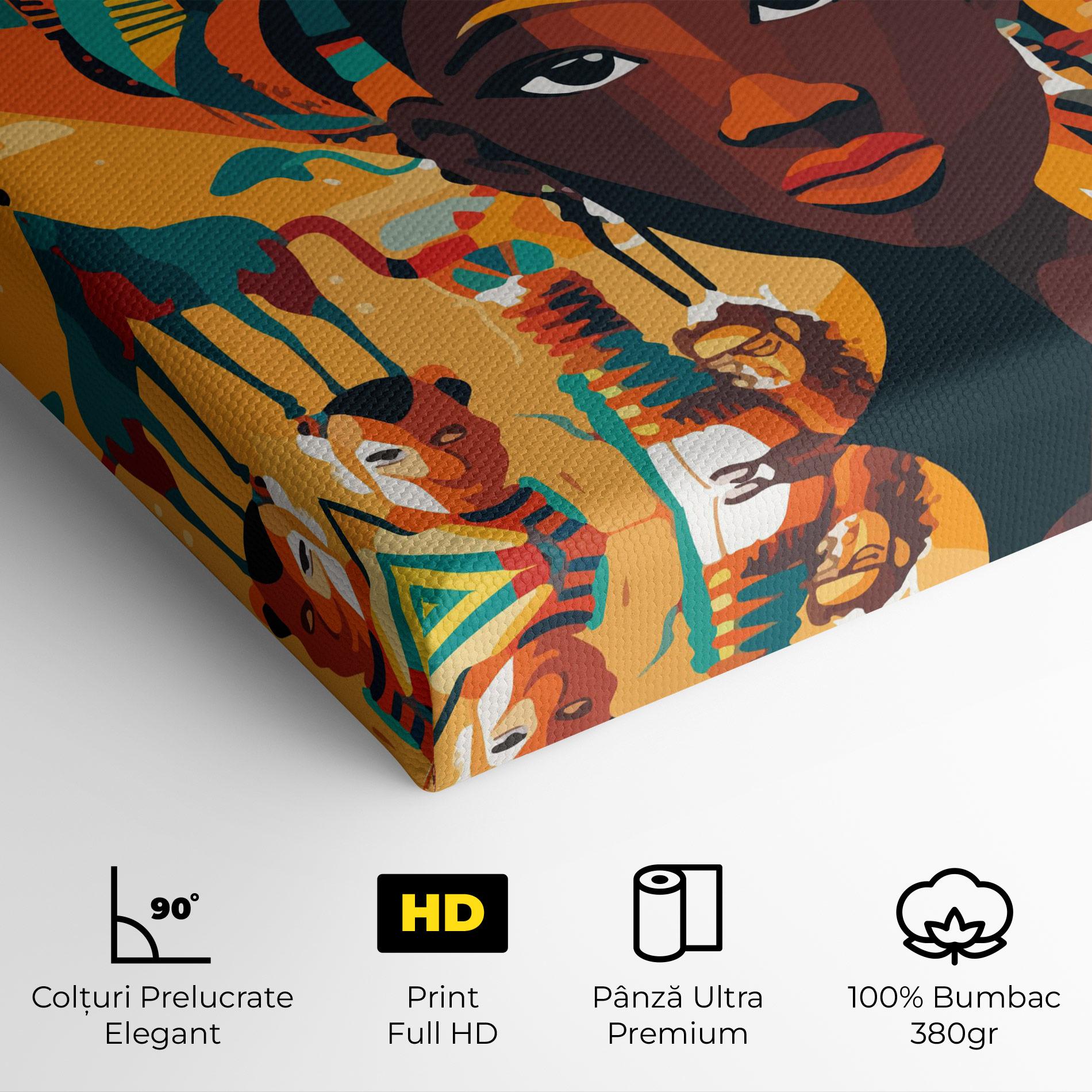 Tablou Canvas Child Africa Art mockup 4