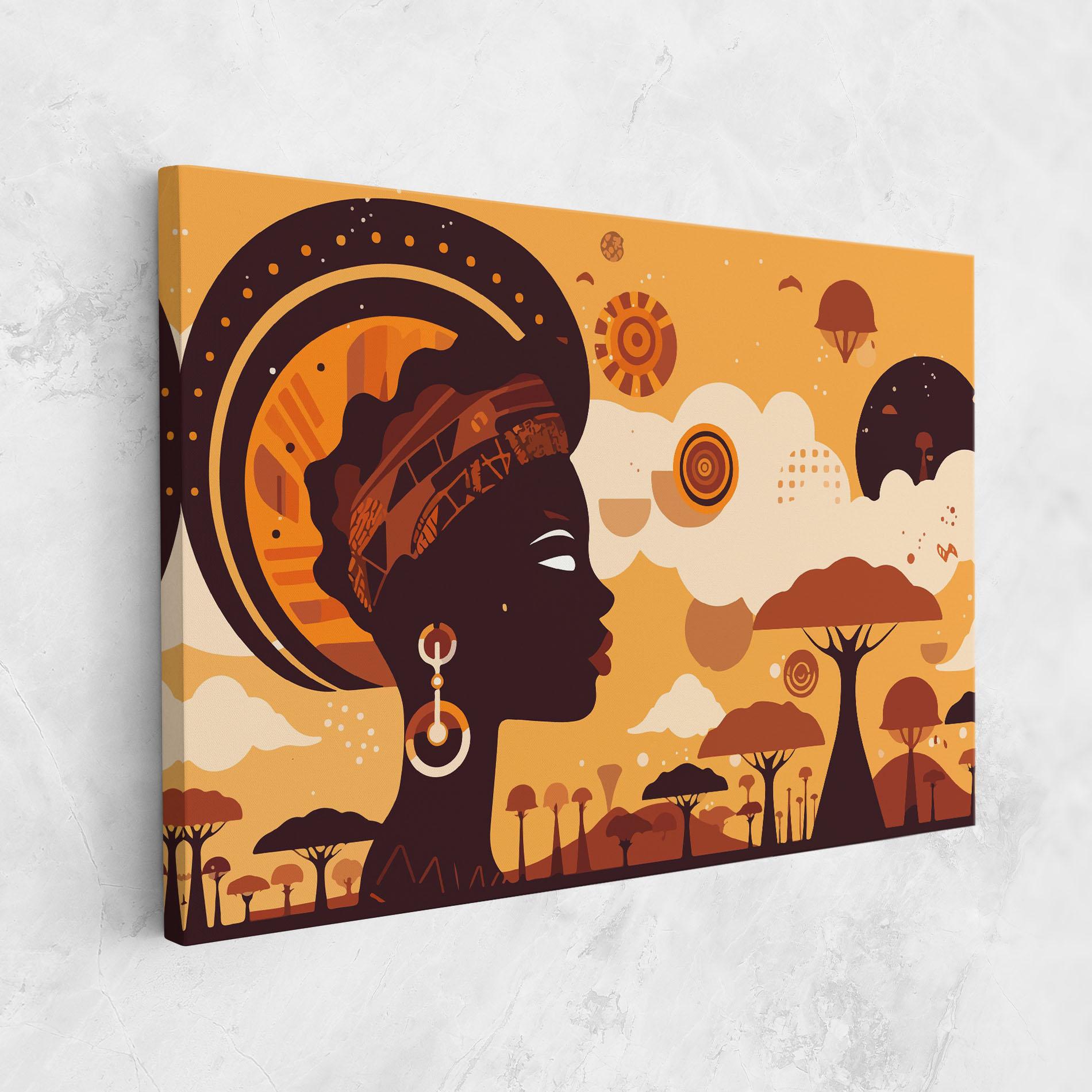 Tablou Canvas African Art mockup 1