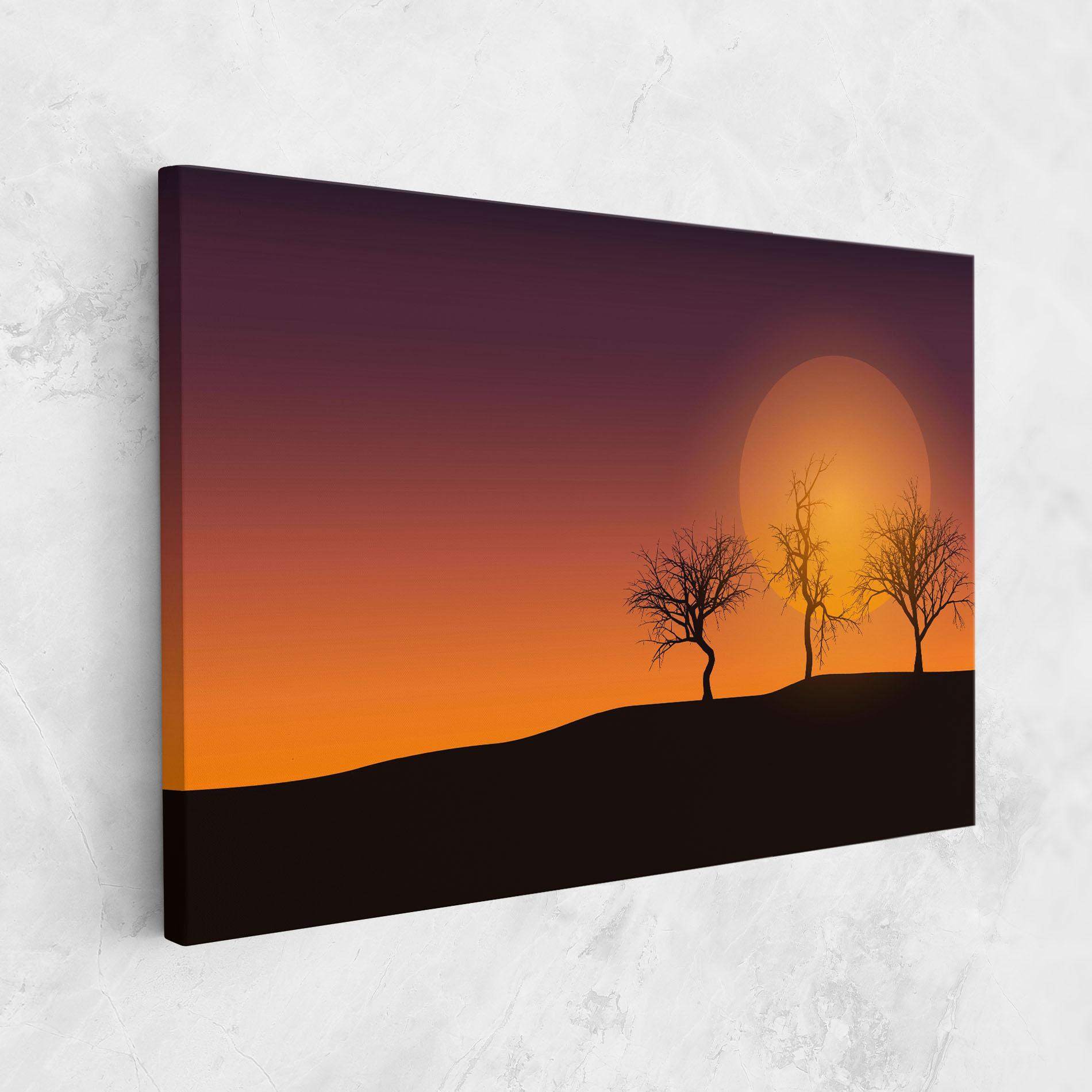 Tablou Canvas African Sunset mockup 1