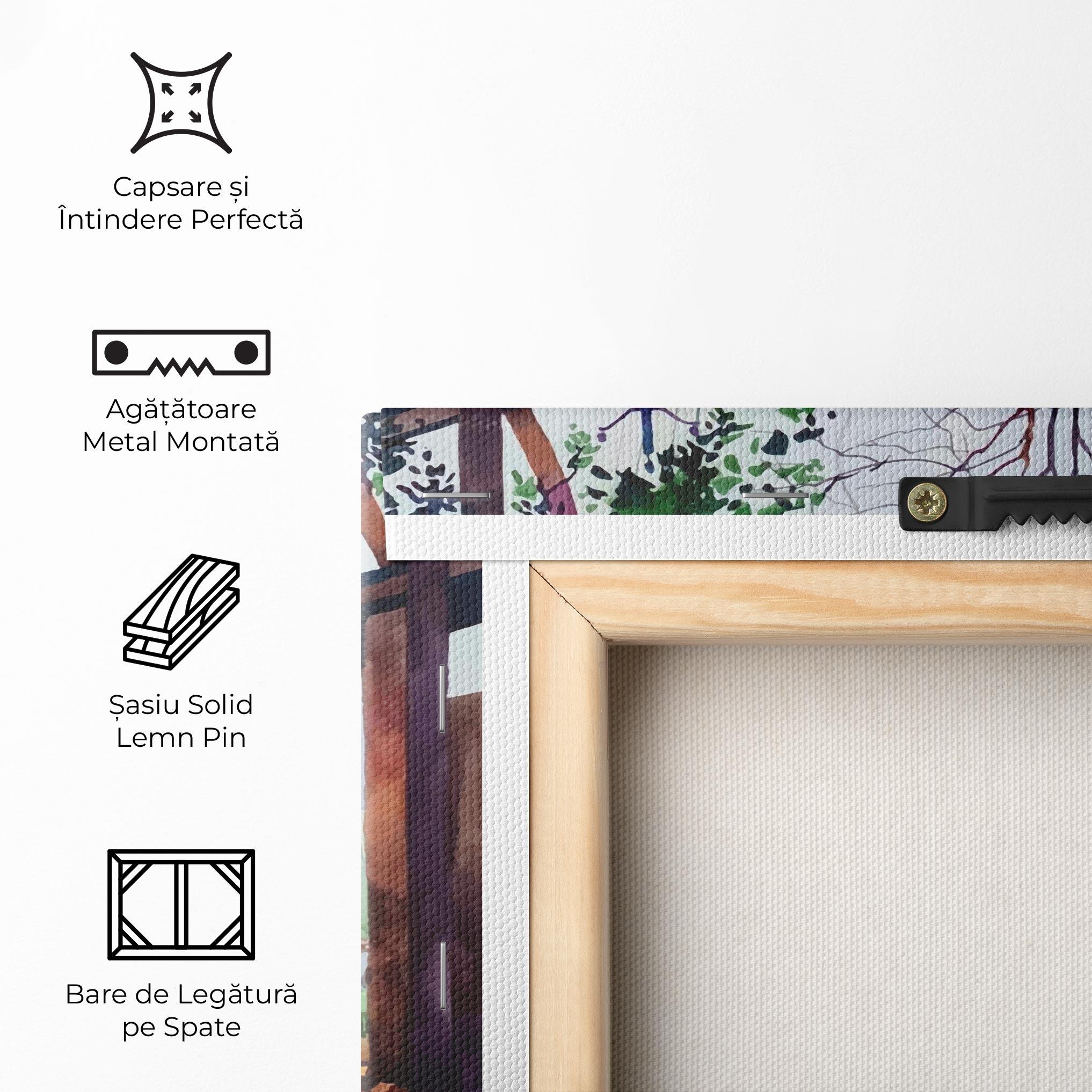 Tablou Canvas African City mockup 5