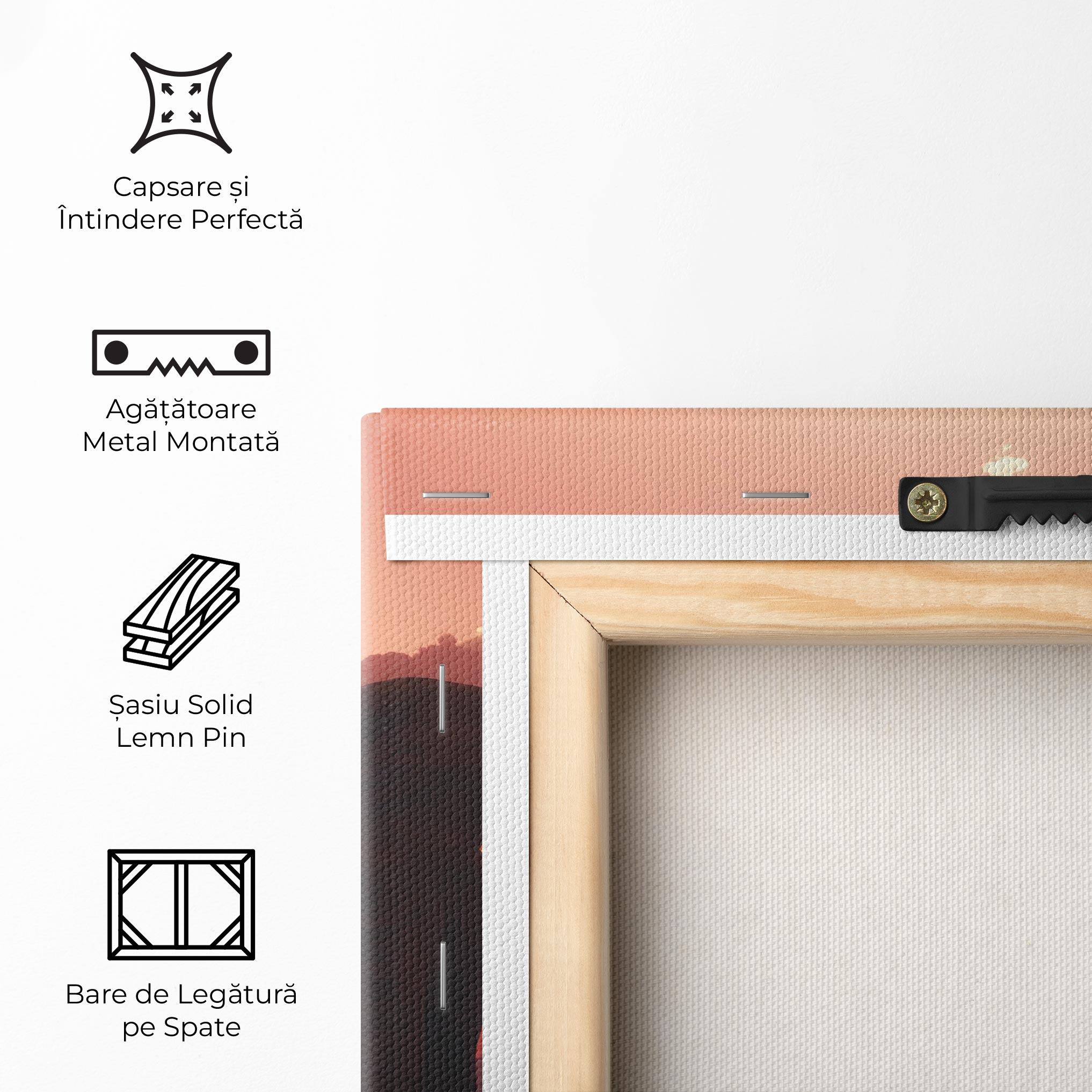 Tablou Canvas African Elephant View mockup 5