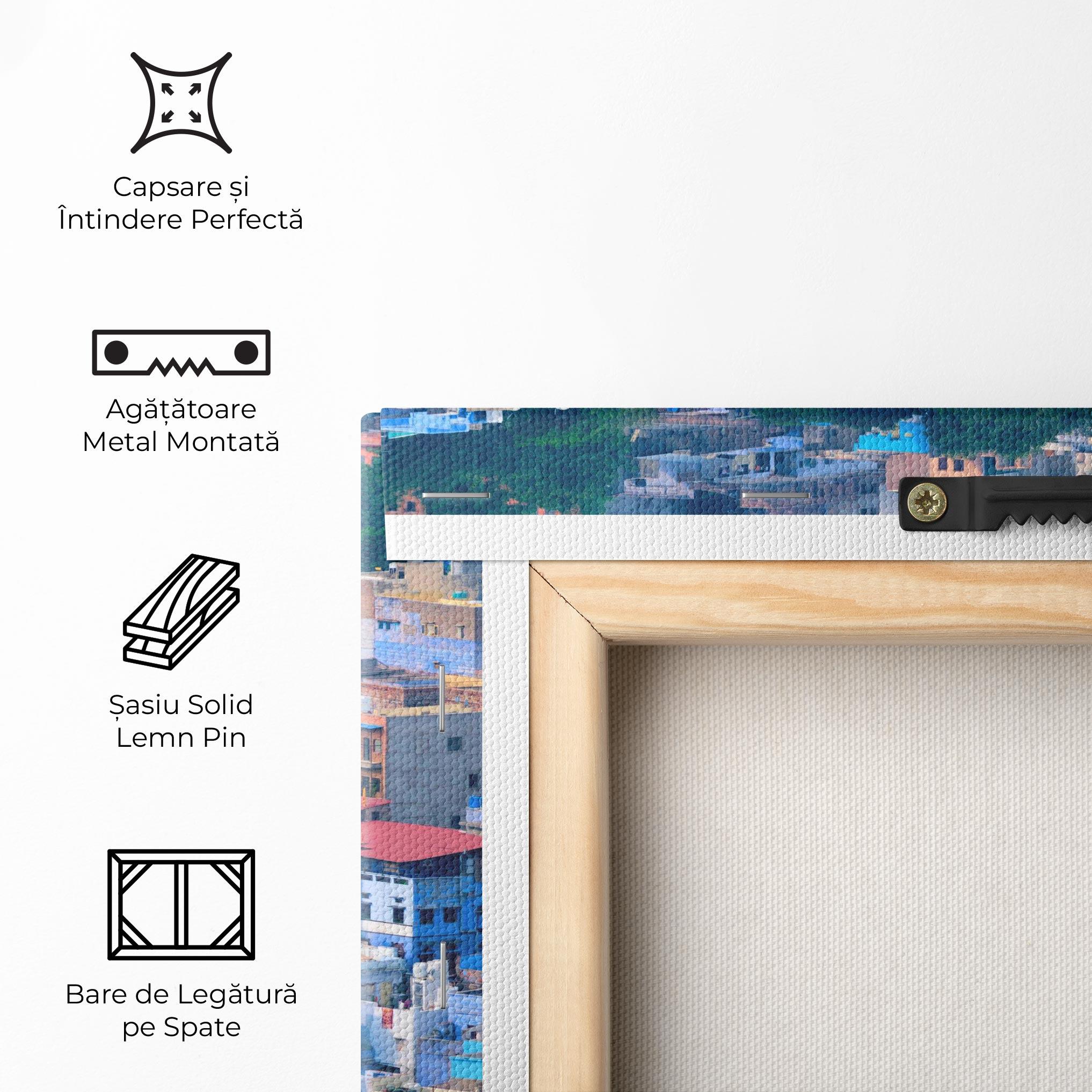 Tablou Canvas Blue City India mockup 5