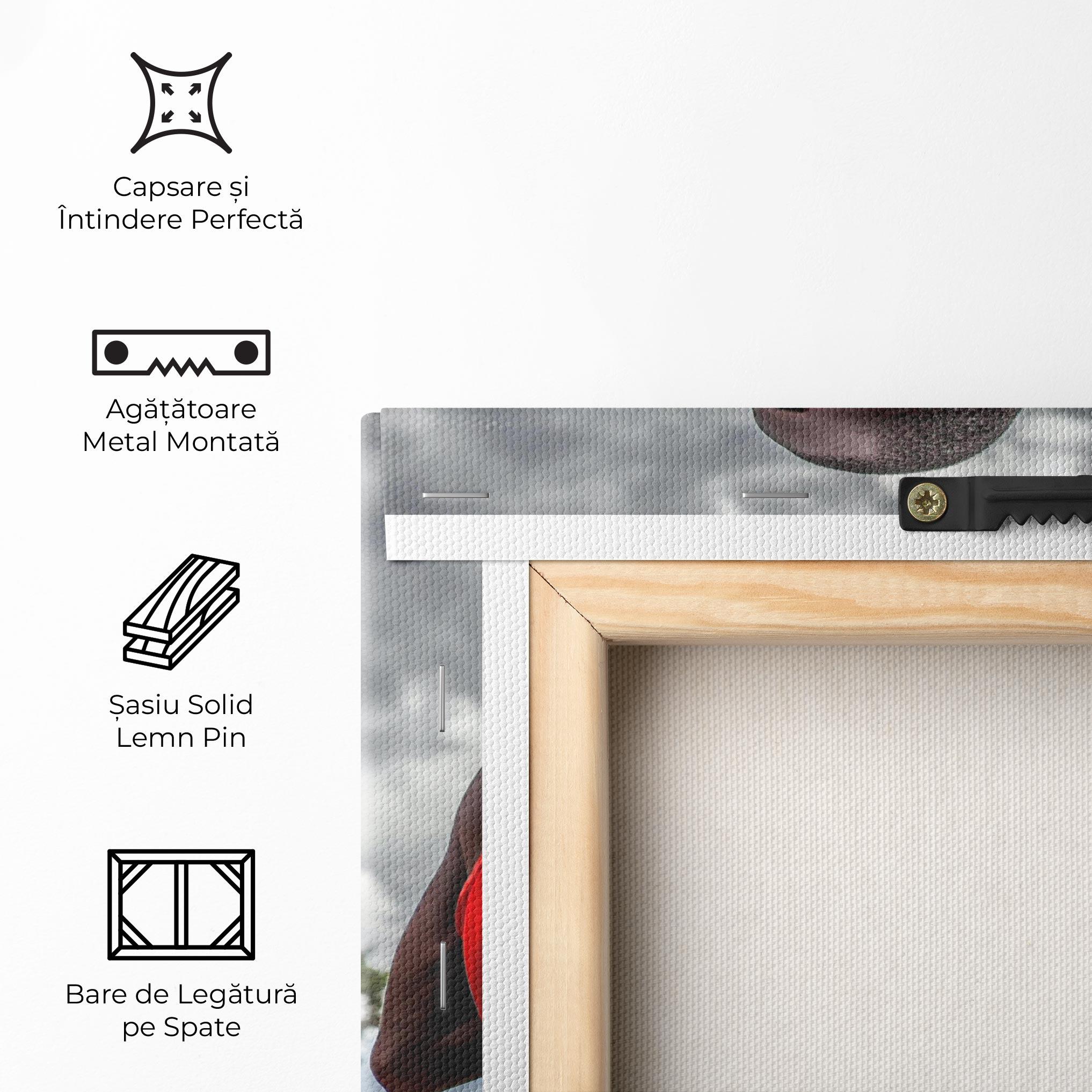 Tablou Canvas Red African Clothes mockup 5