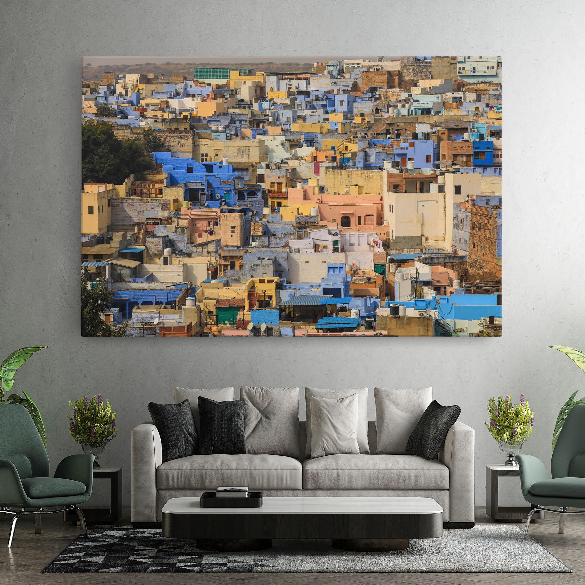 Tablou Canvas Rajasthan View India mockup 7