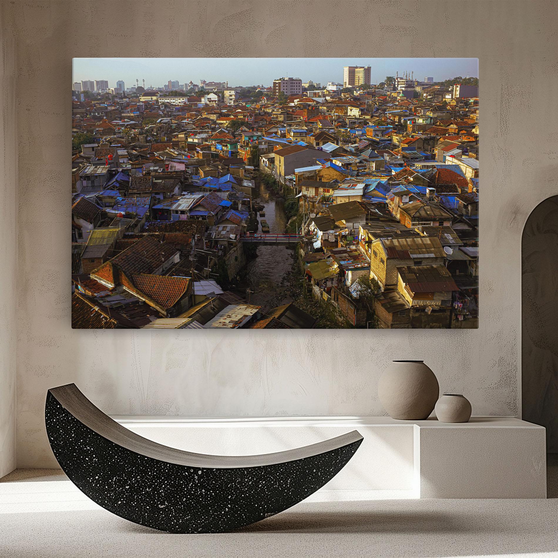 Tablou Canvas Bandung Golden Hour mockup 8