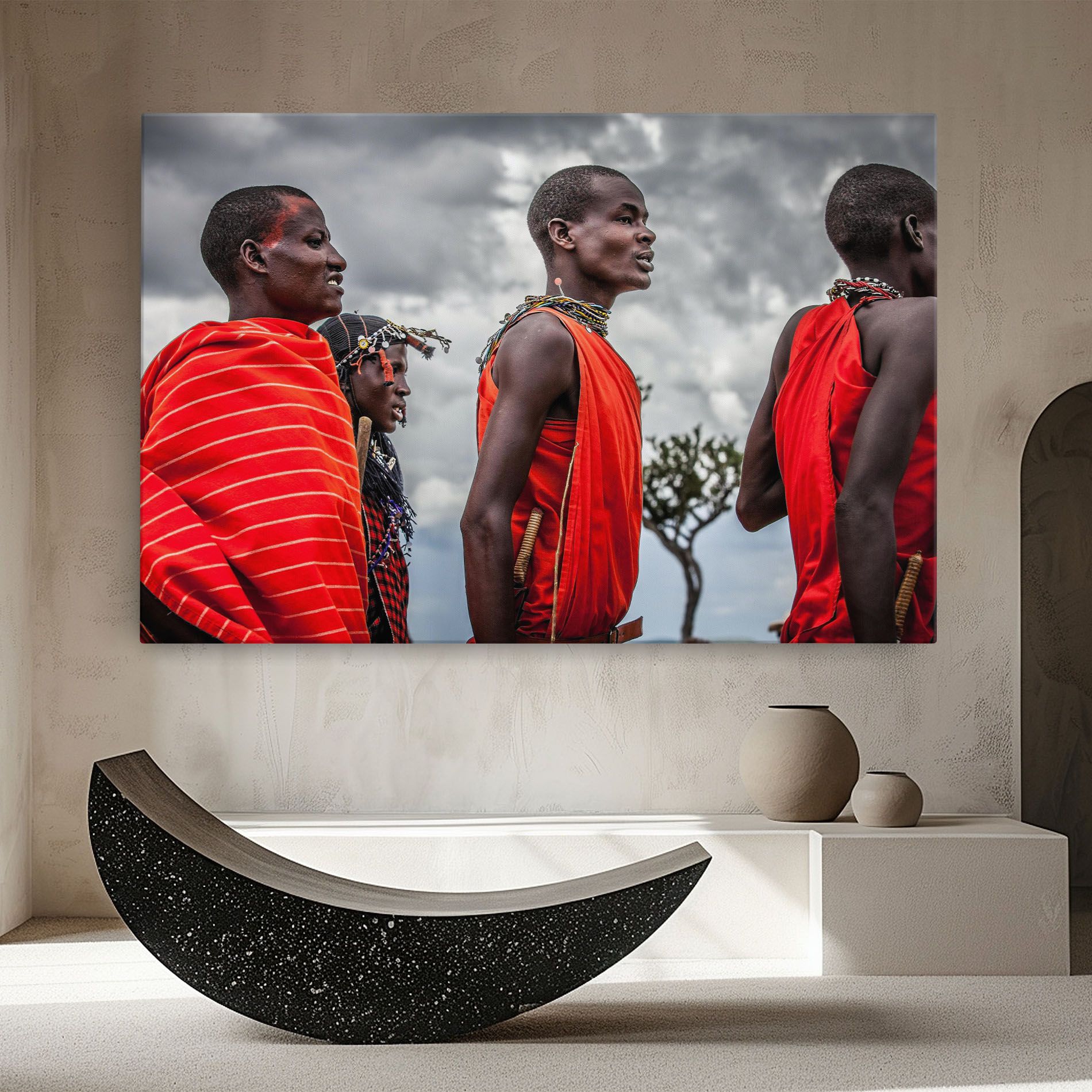 Red African Clothes mockup 8
