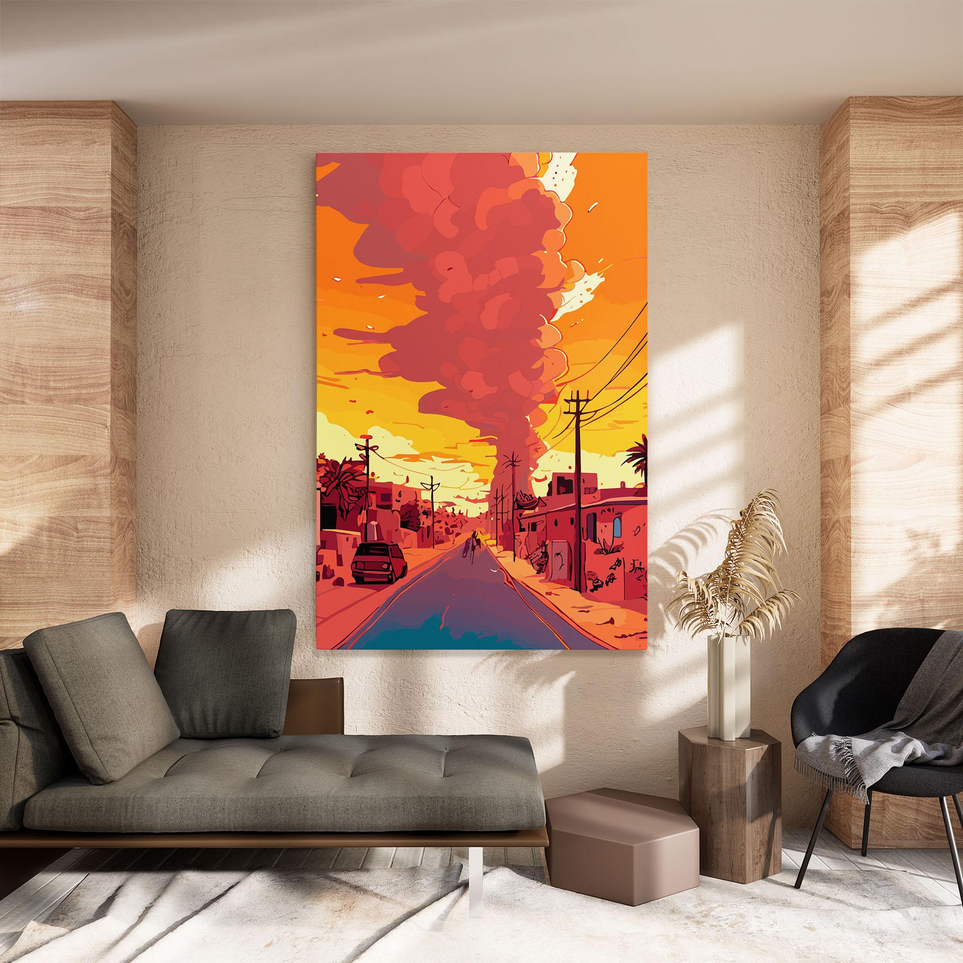 Tablou Canvas African Smoke mockup 8