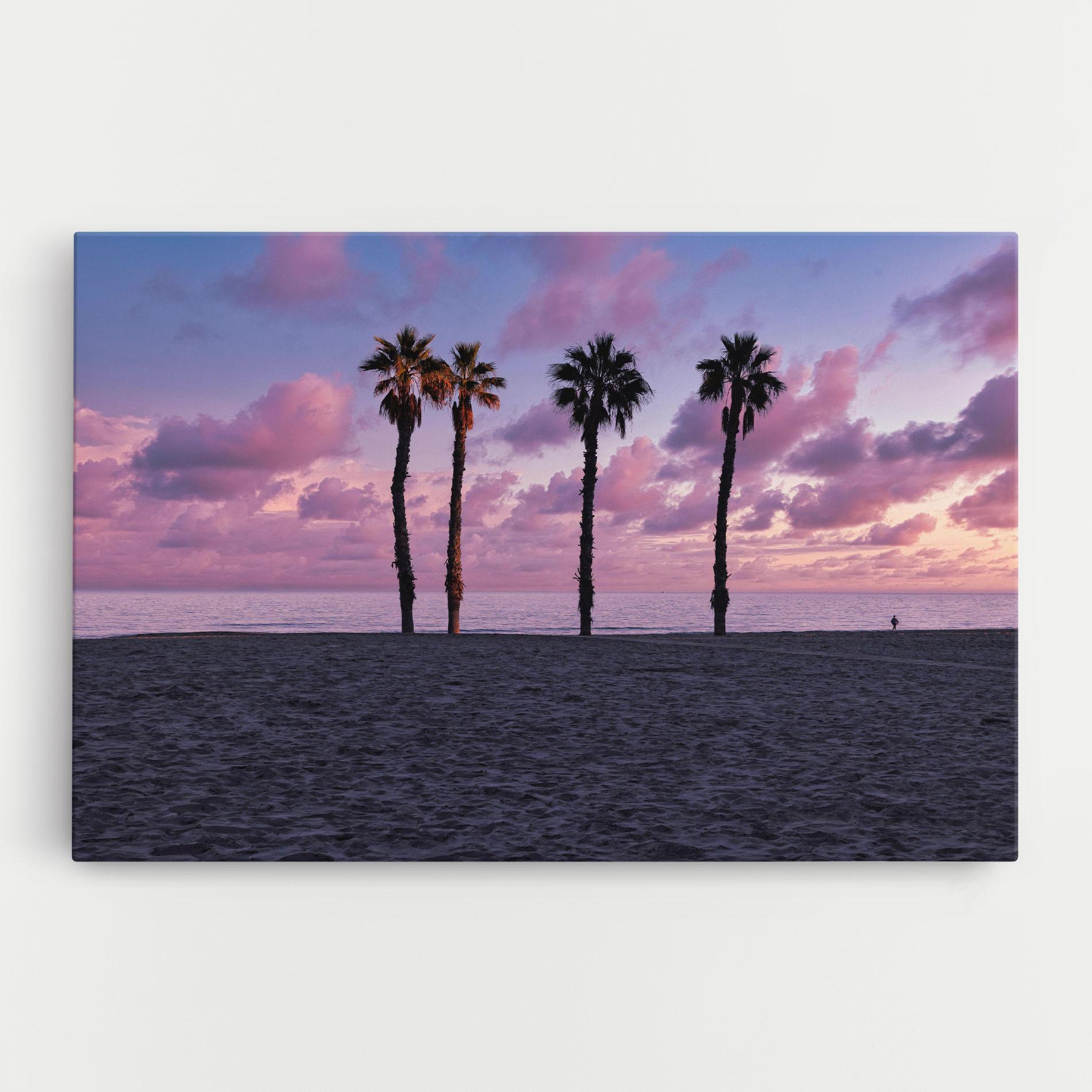 Tablou Canvas Palm Trees Beach mockup 0