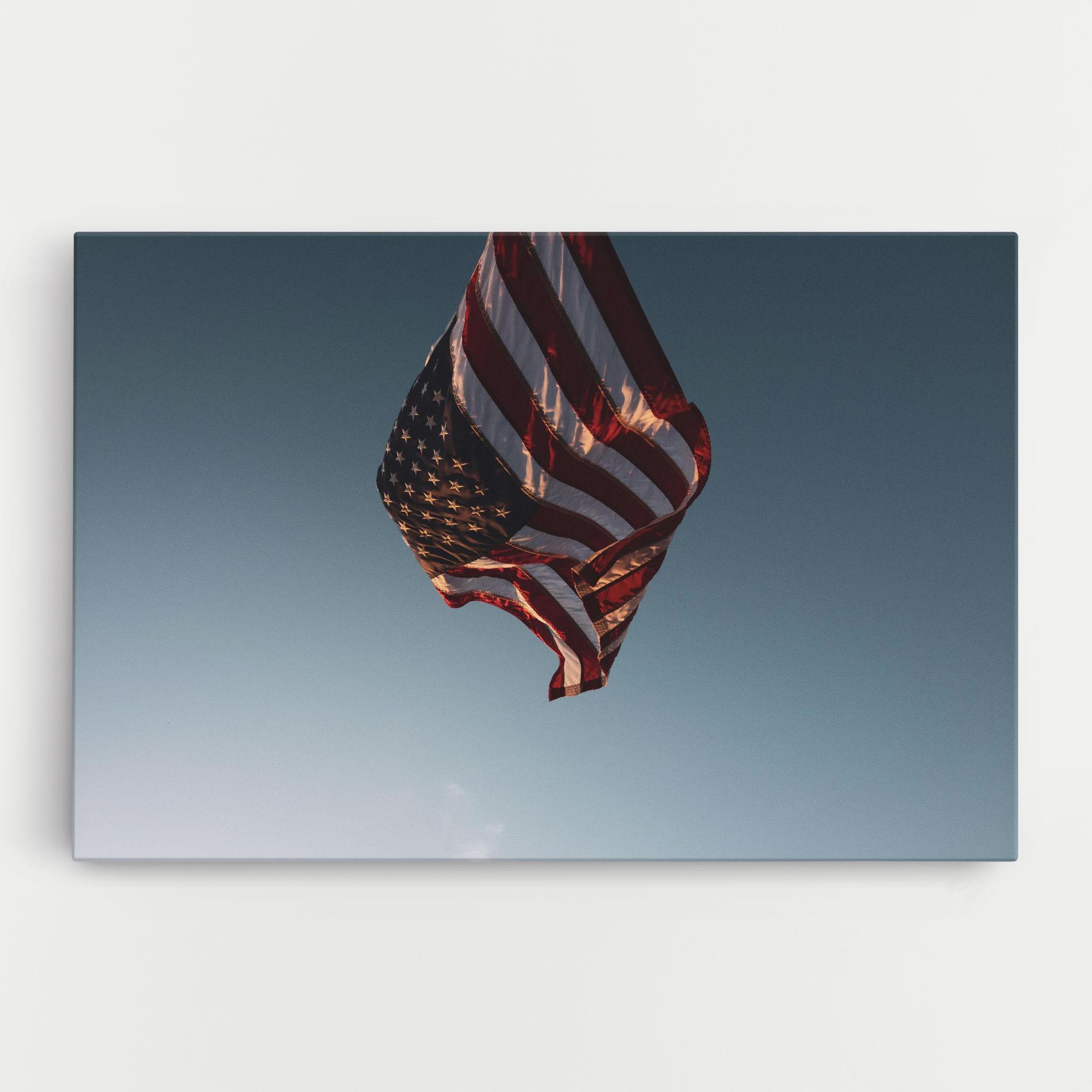 Tablou Canvas Usa Flag mockup 0