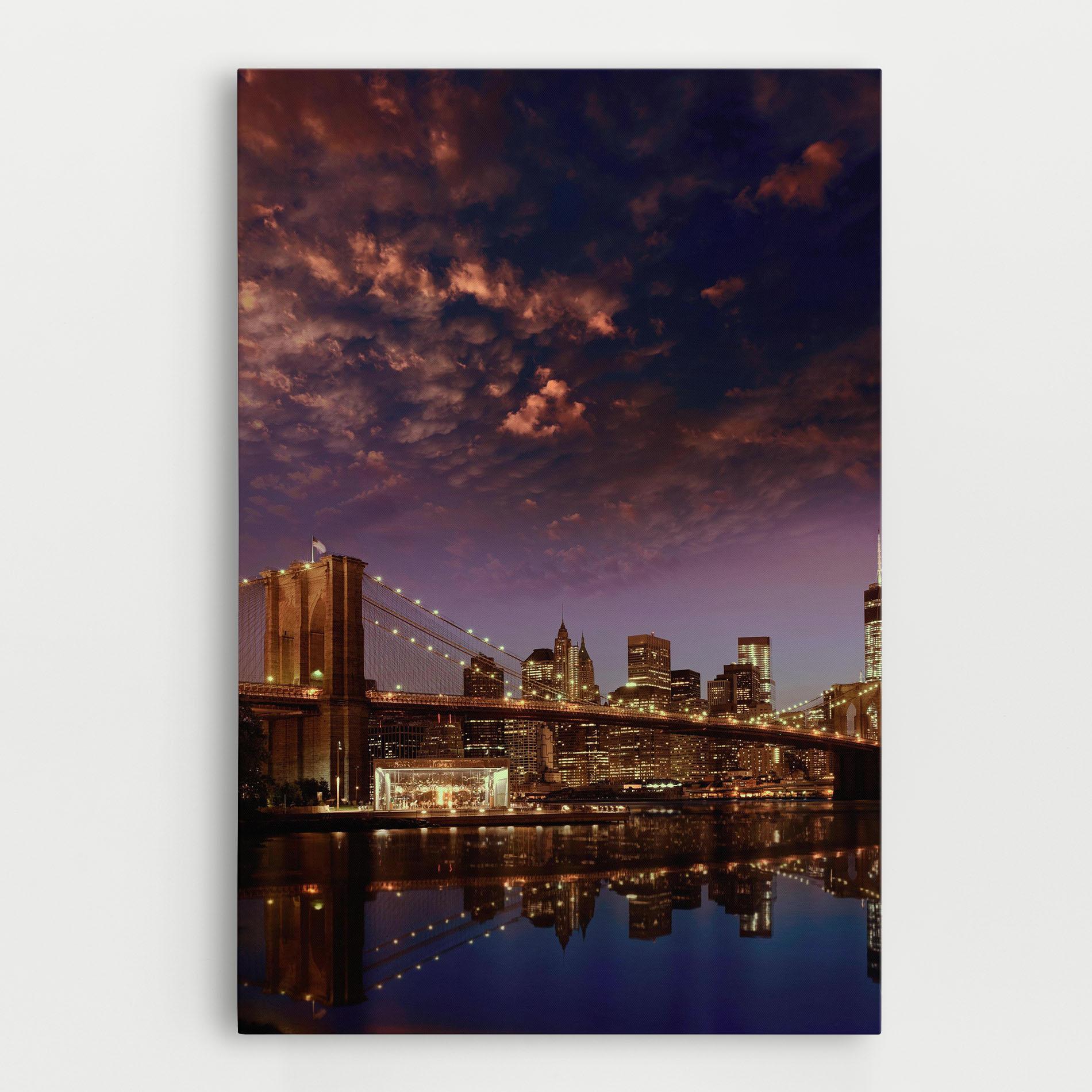 Tablou Canvas Sunset New York mockup 0