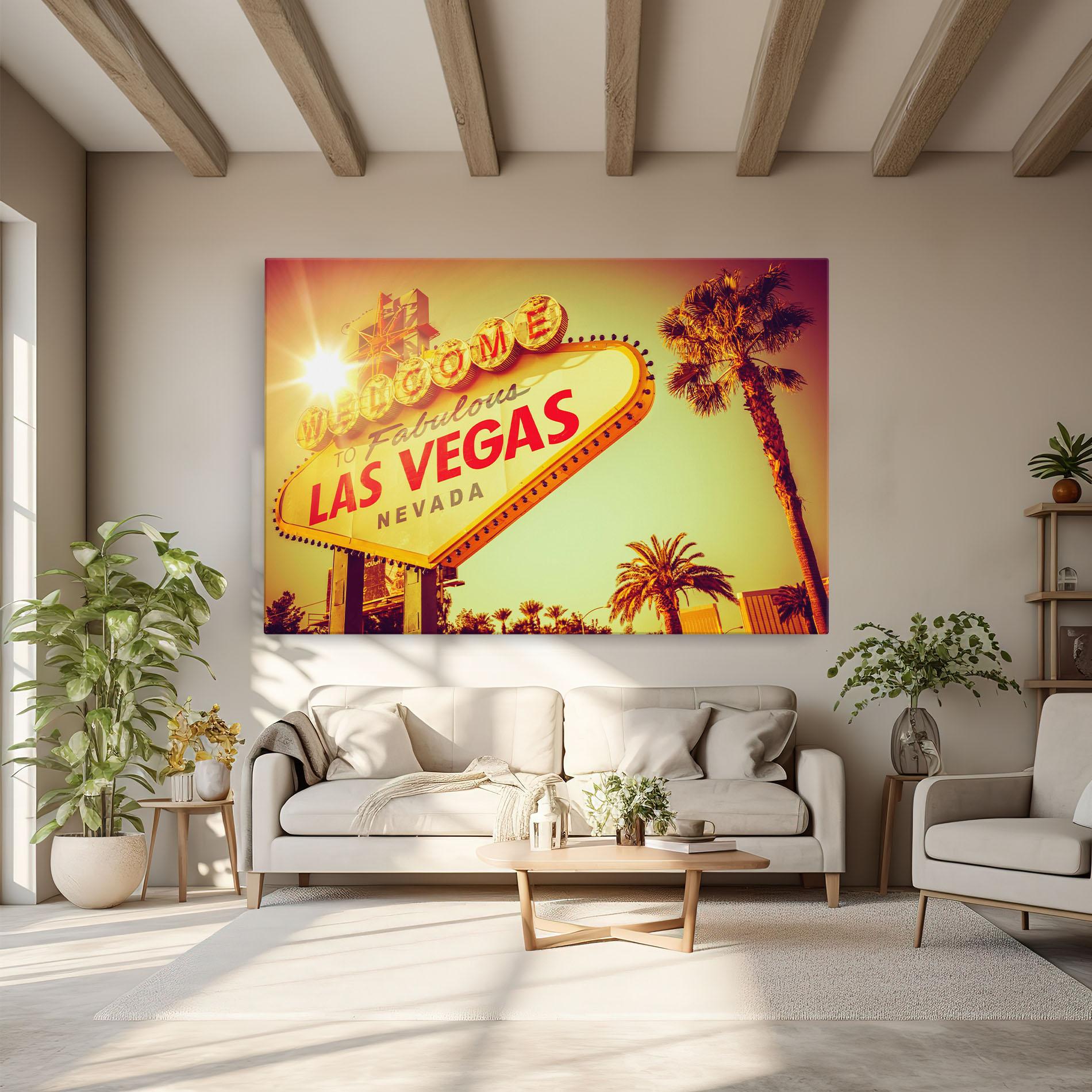 Tablou Canvas Las Vegas Nevada mockup 6