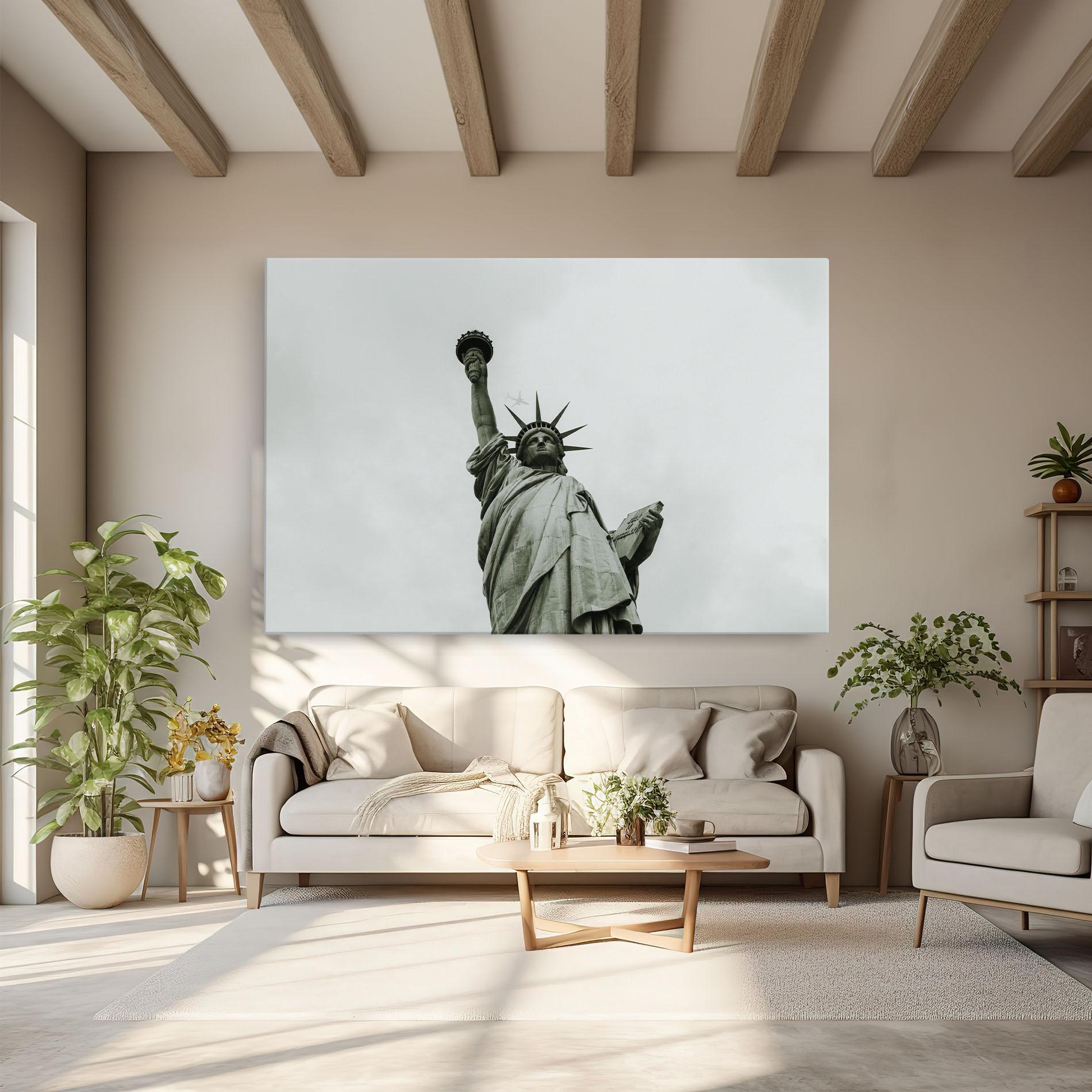 Tablou Canvas Liberty Statue Day mockup 6