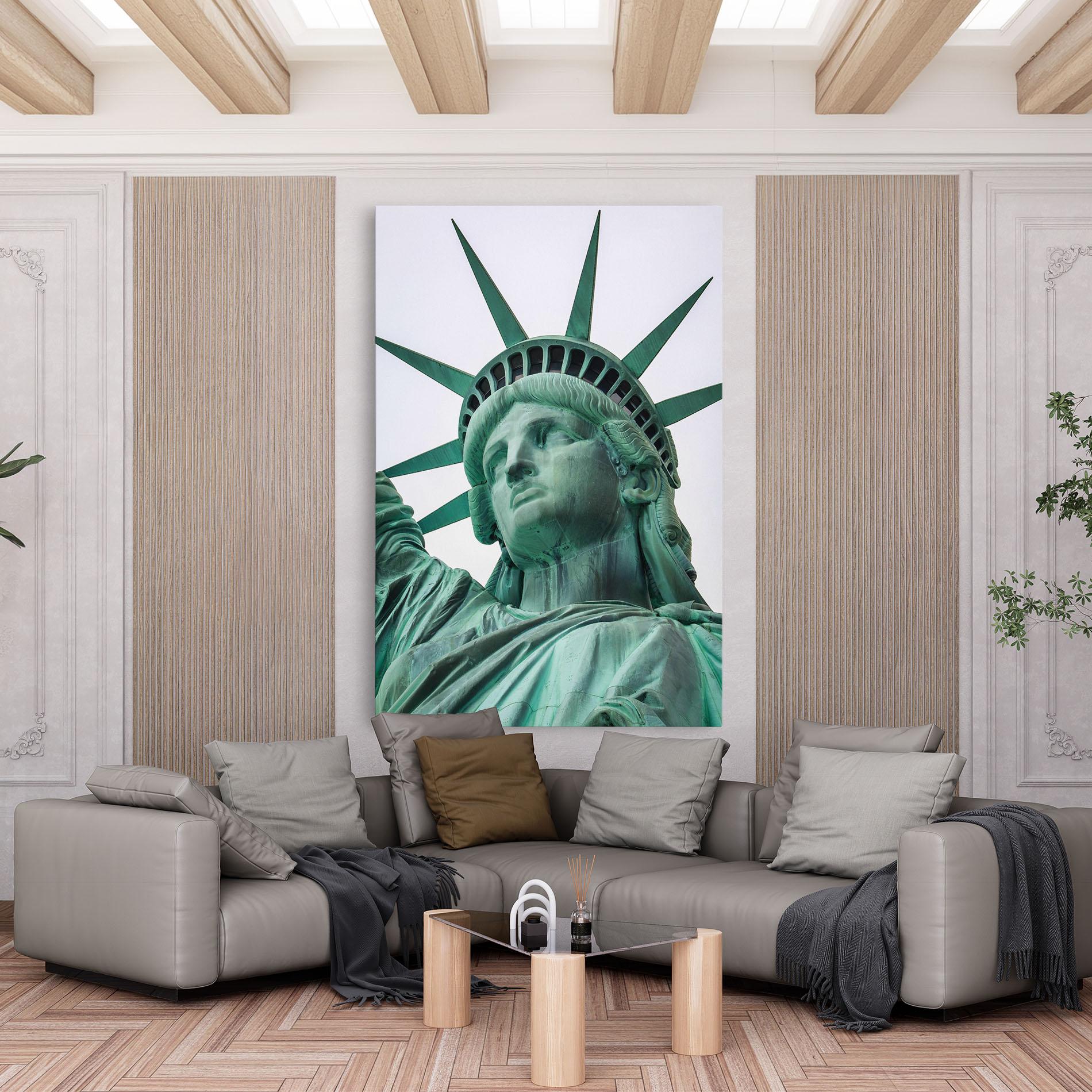 Tablou Canvas Statue Of Liberty Head mockup 6