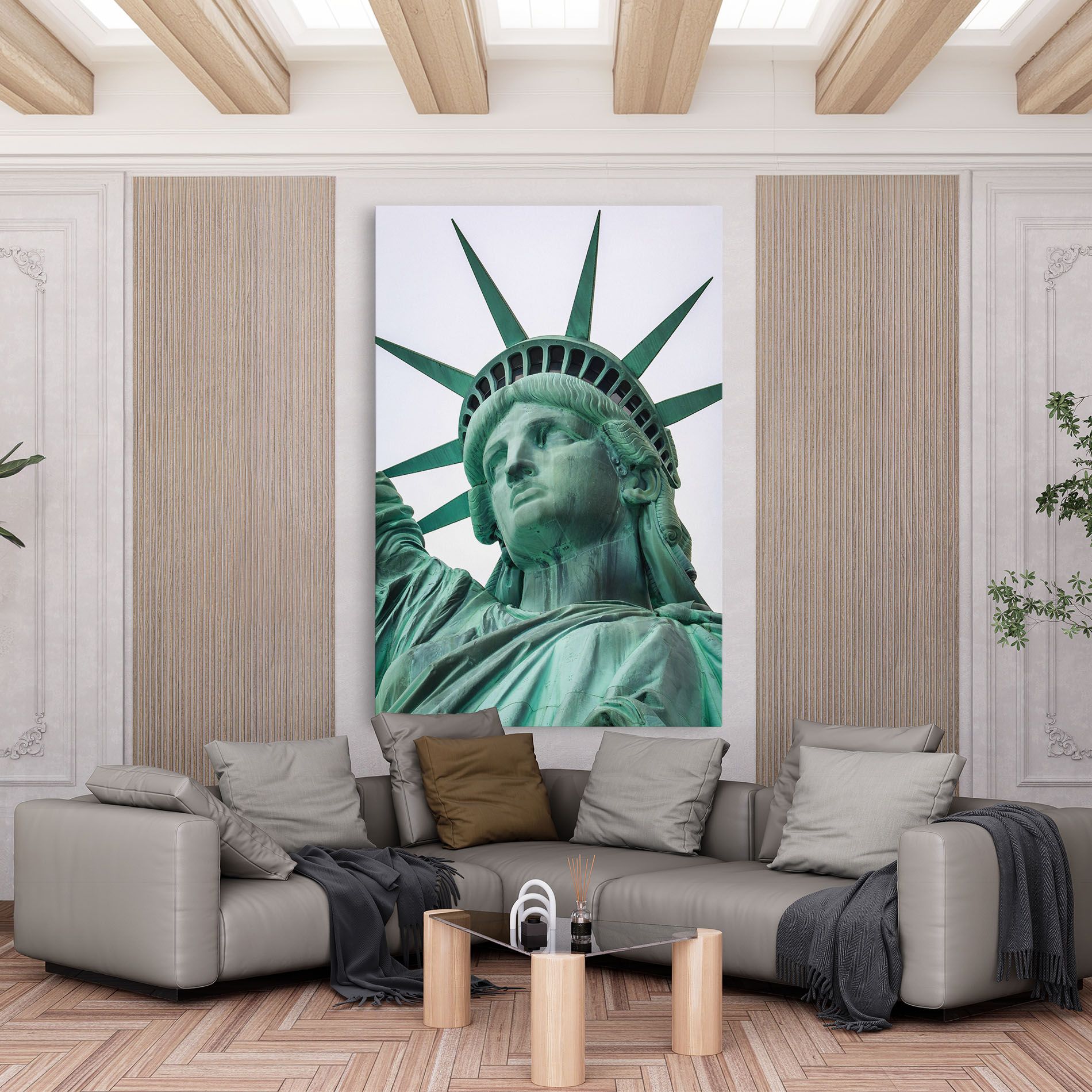 Statue Of Liberty Head mockup 6