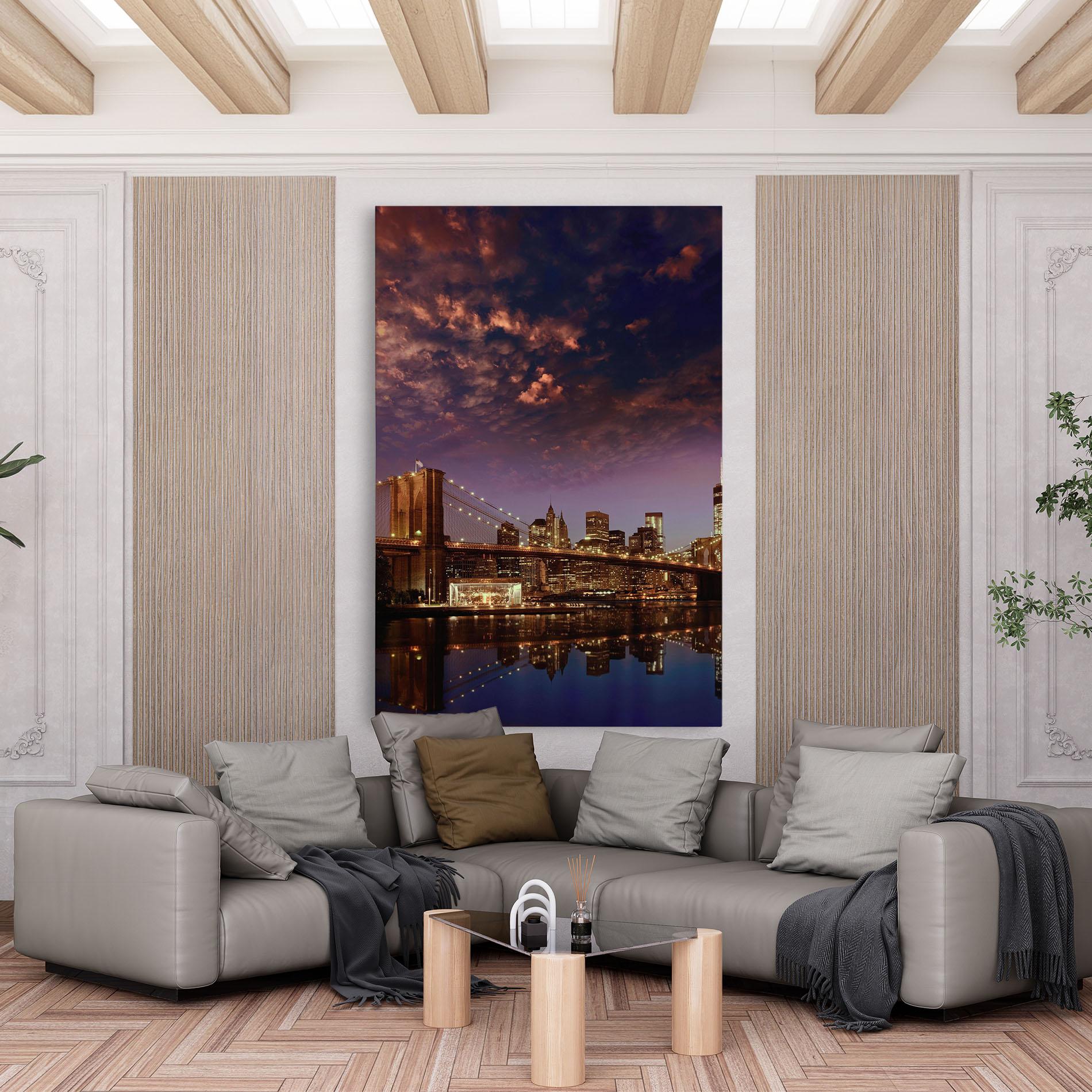 Tablou Canvas Sunset New York mockup 6