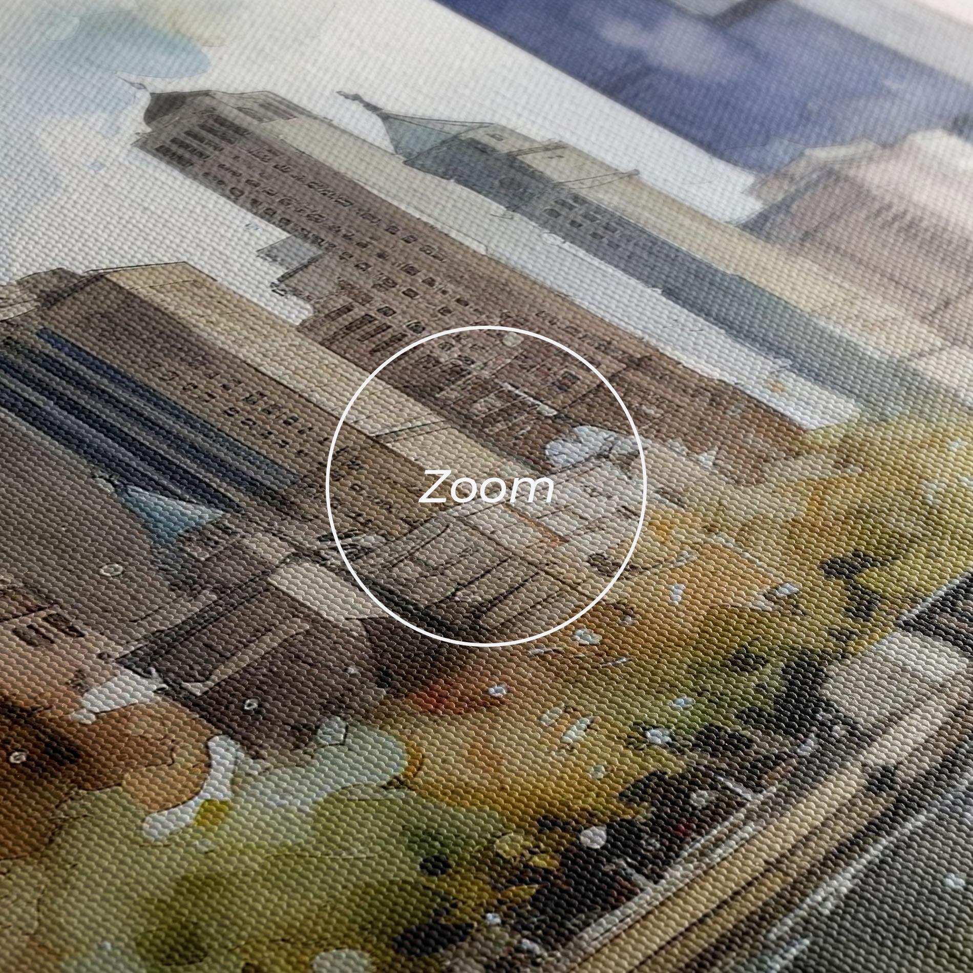 Tablou Canvas City Skyline Painting mockup 3