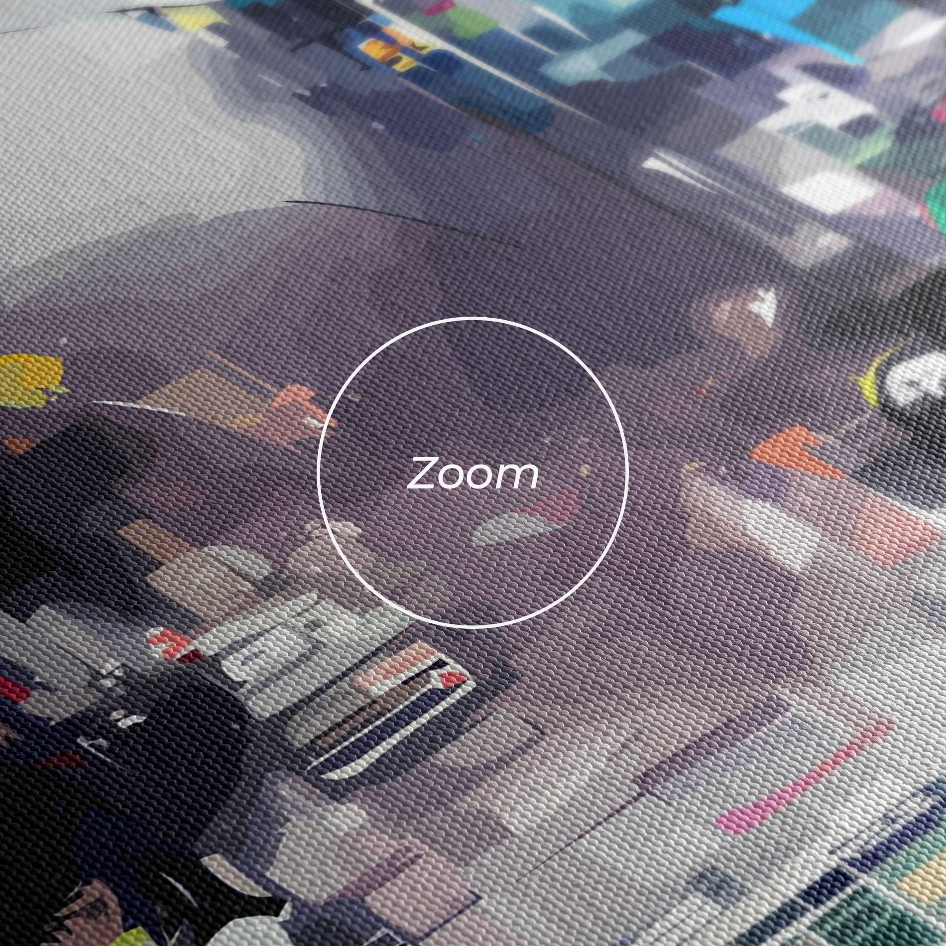 Tablou Canvas Grunge City Street mockup 3