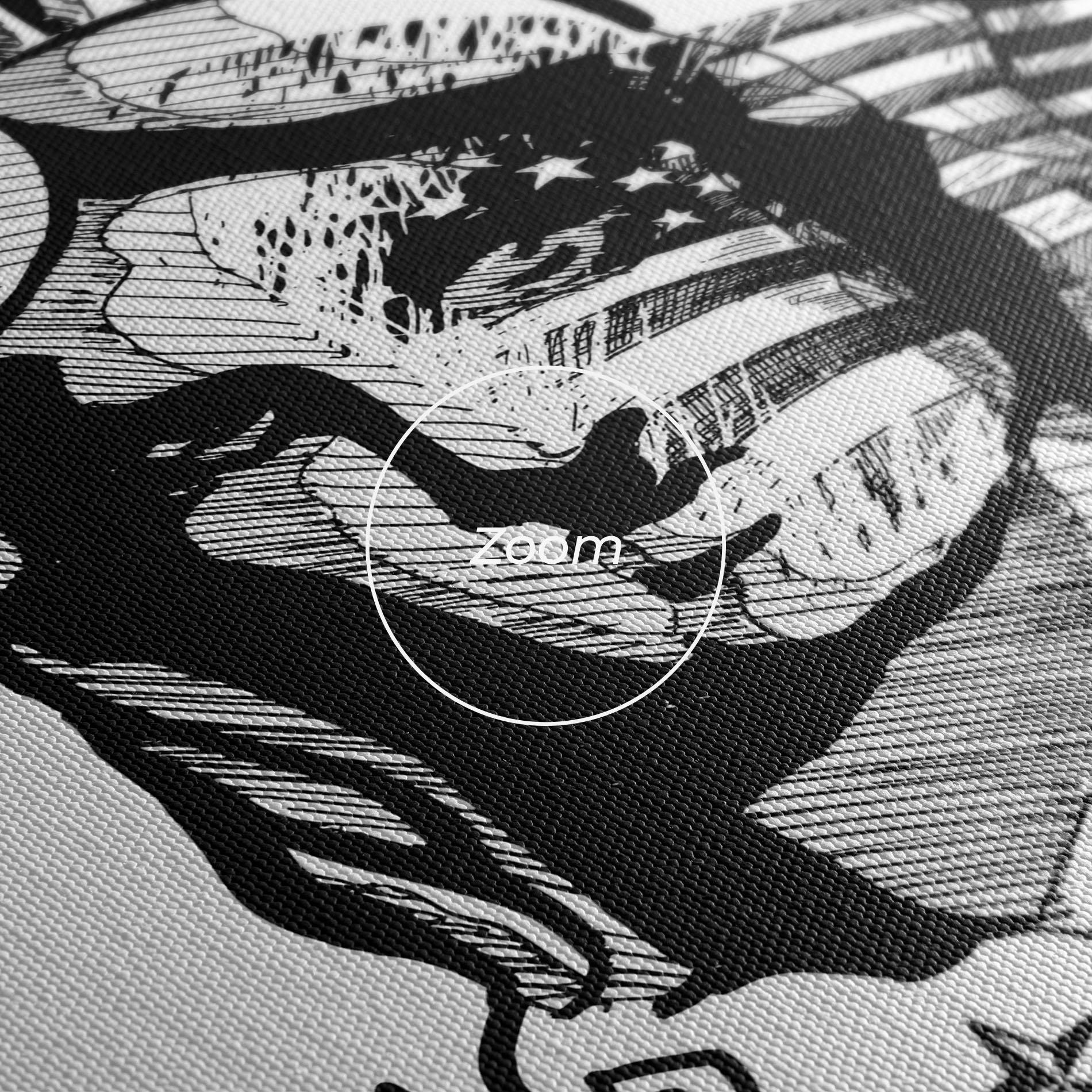 Tablou Canvas Head Of Liberty Statue mockup 3