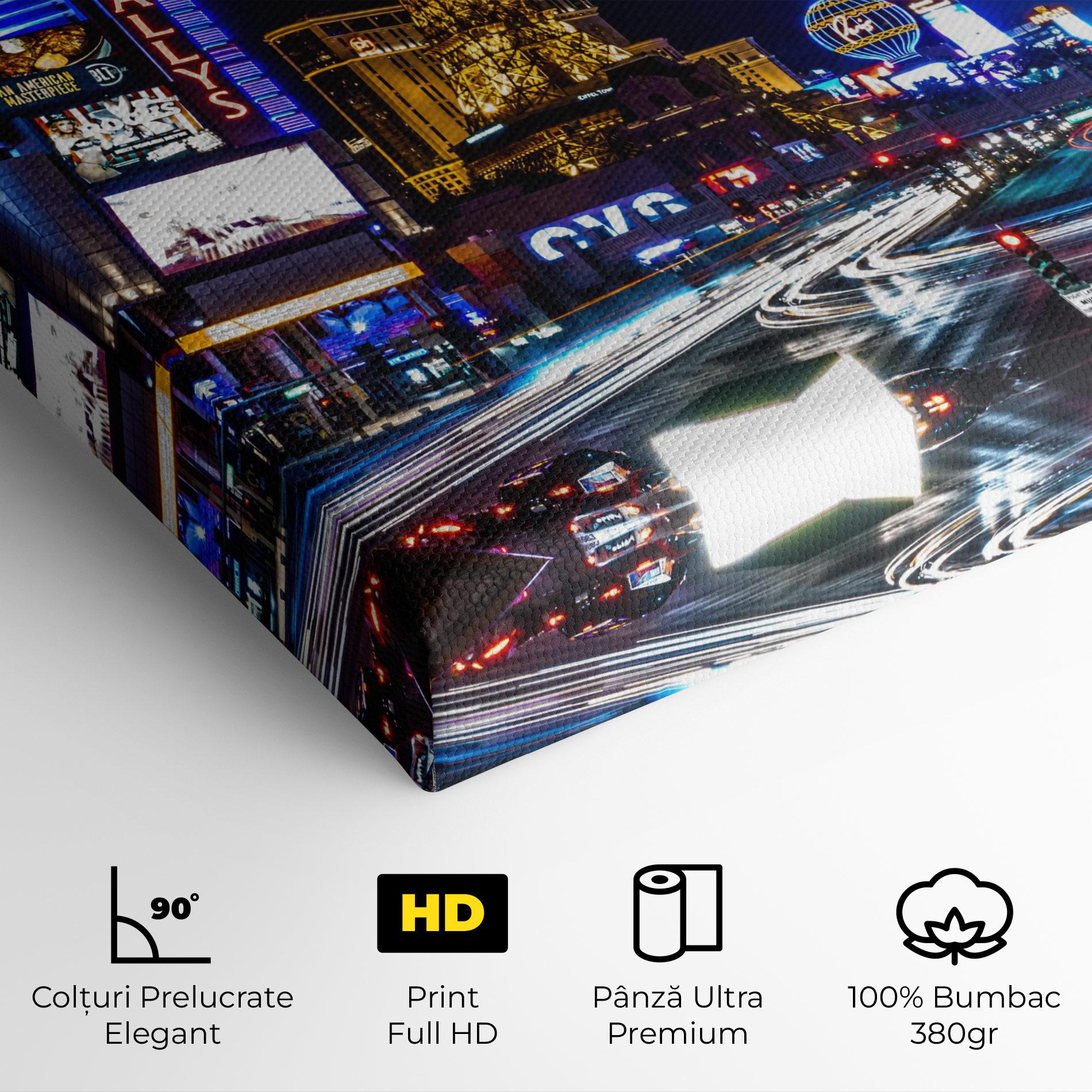Tablou Canvas Las Vegas Night mockup 4